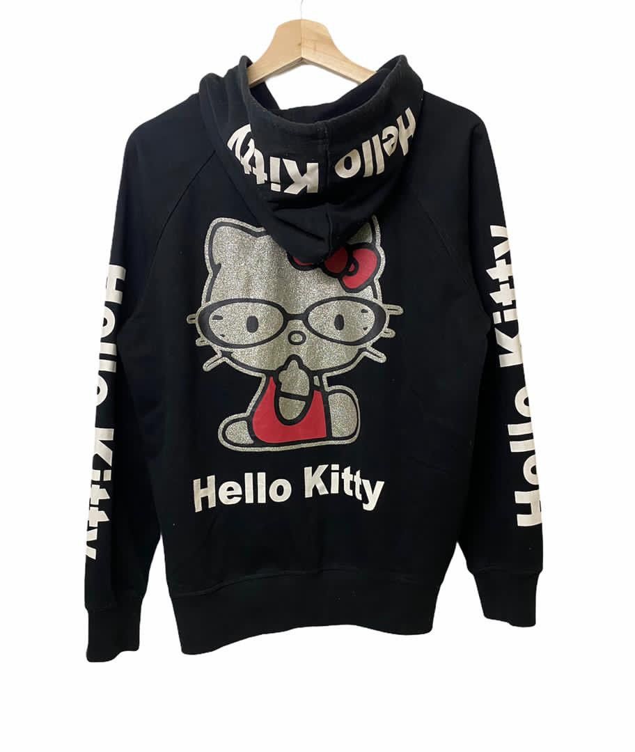 Hello Kitty Spellout Big Logo Hoodie Jacket