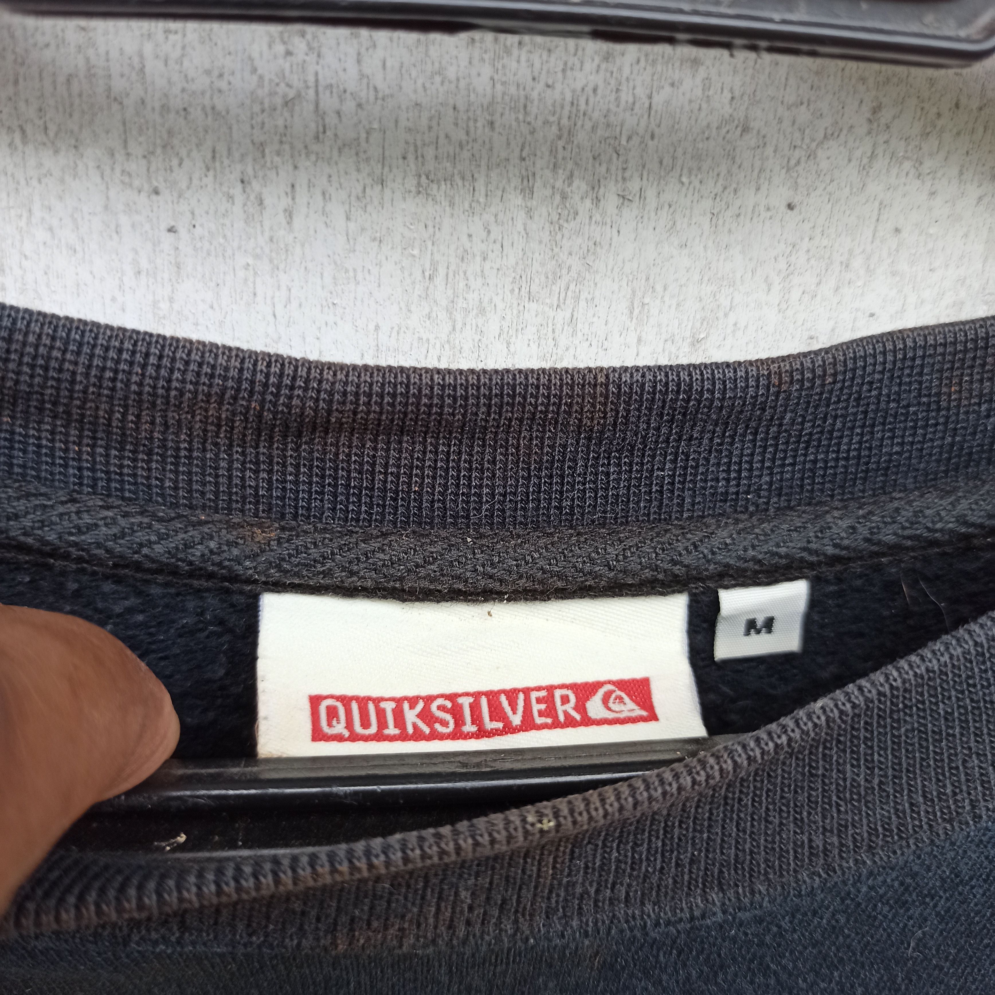 Quiksilver × Vintage Vintage Quicksilver Spellout Sun Faded Sweatshirt Size US M / EU 48-50 / 2 - 5 Thumbnail