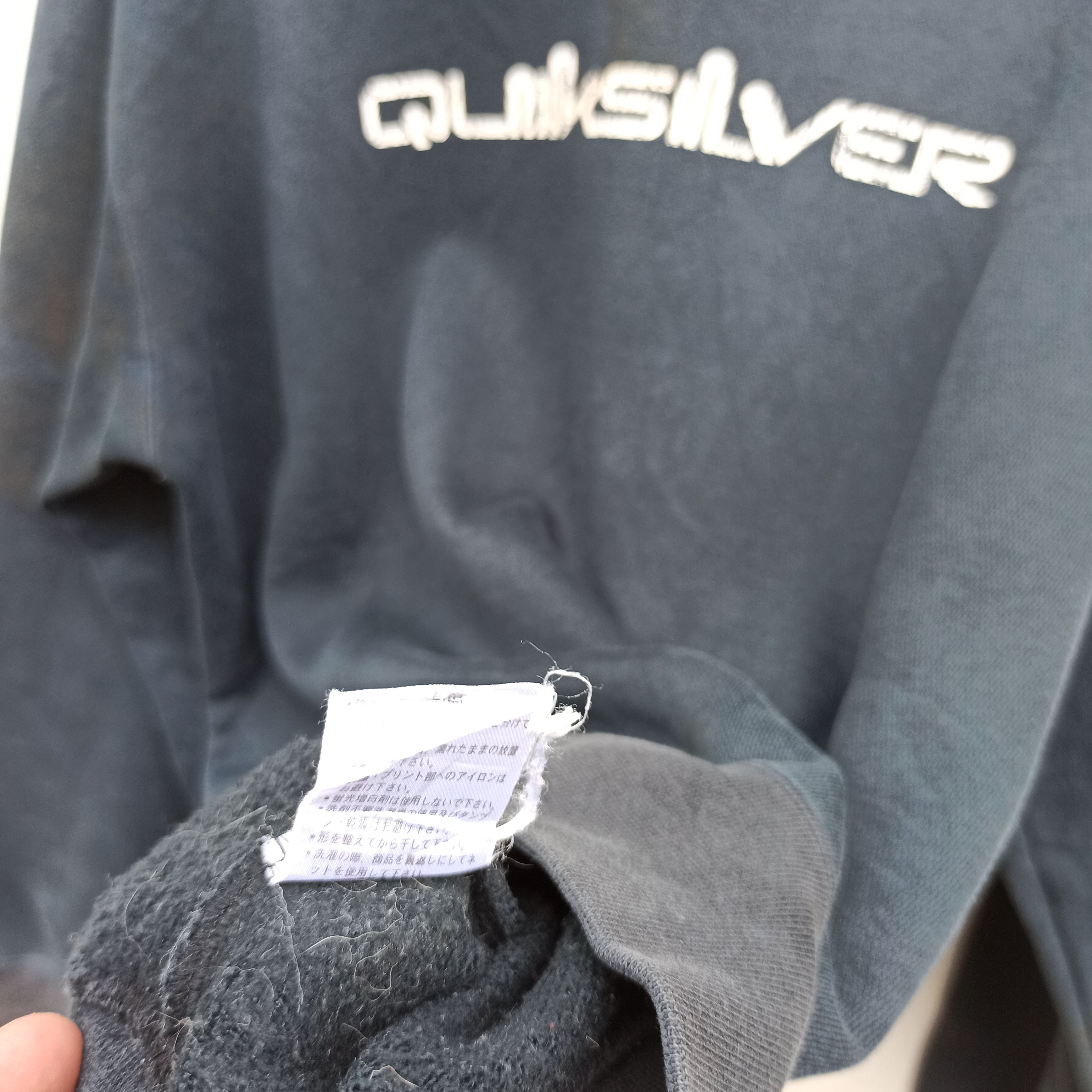 Quiksilver × Vintage Vintage Quicksilver Spellout Sun Faded Sweatshirt Size US M / EU 48-50 / 2 - 8 Thumbnail
