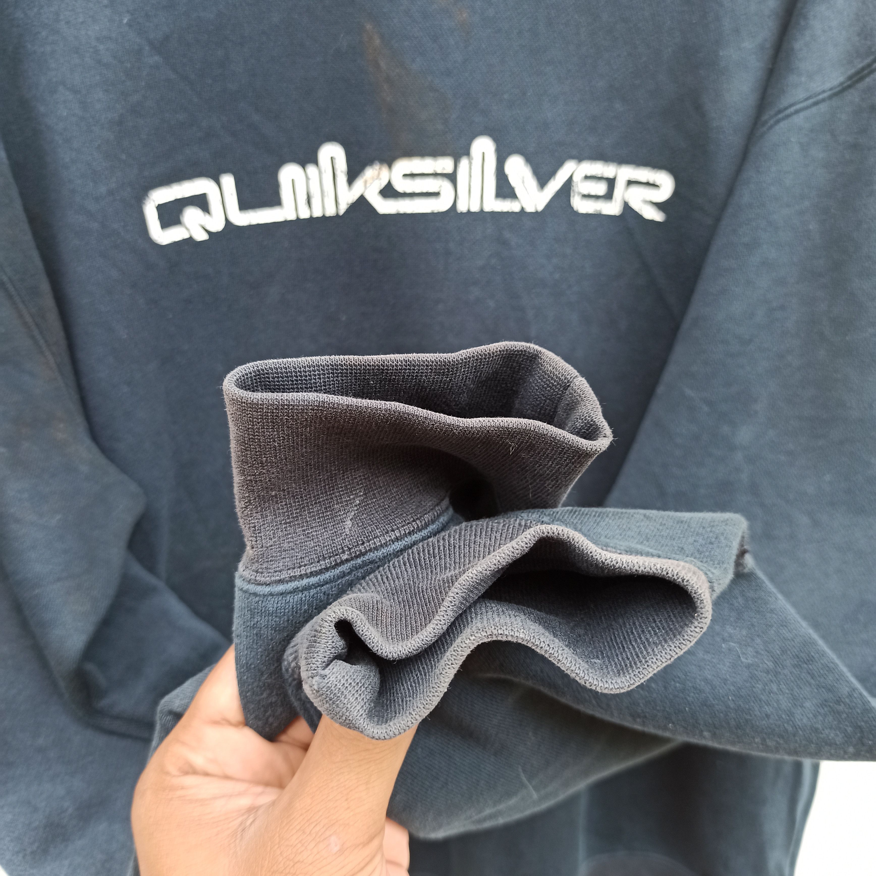 Quiksilver × Vintage Vintage Quicksilver Spellout Sun Faded Sweatshirt Size US M / EU 48-50 / 2 - 4 Thumbnail