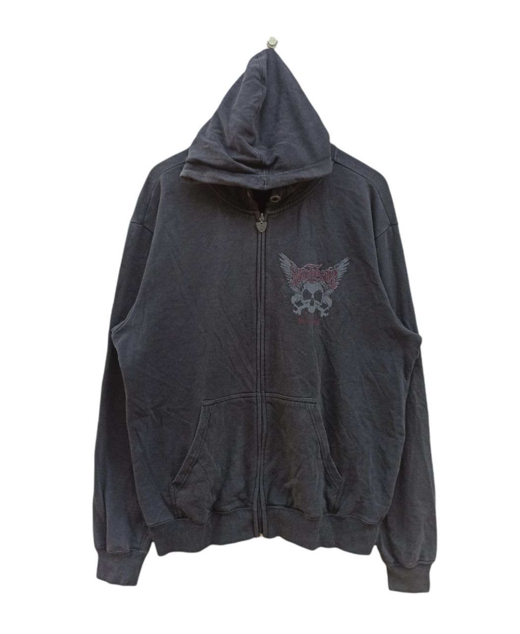 No Fear × Vintage Vintage No Fear Sun Faded Zipper Hoodie Size US XXL / EU 58 / 5 - 1 Thumbnail