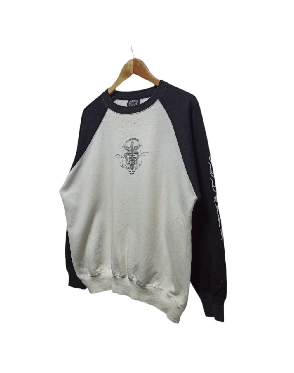 Vintage Vintage Metal Waves Sweatshirt Size US L / EU 52-54 / 3 - 1 Thumbnail