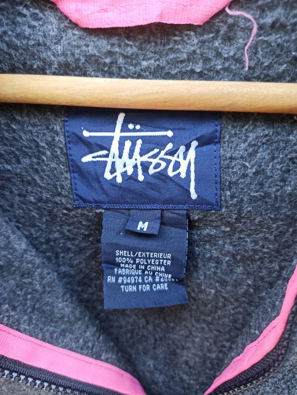 Stussy Stussy Zipper Fleece Hoodie Size M / US 6-8 / IT 42-44 - 5 Thumbnail