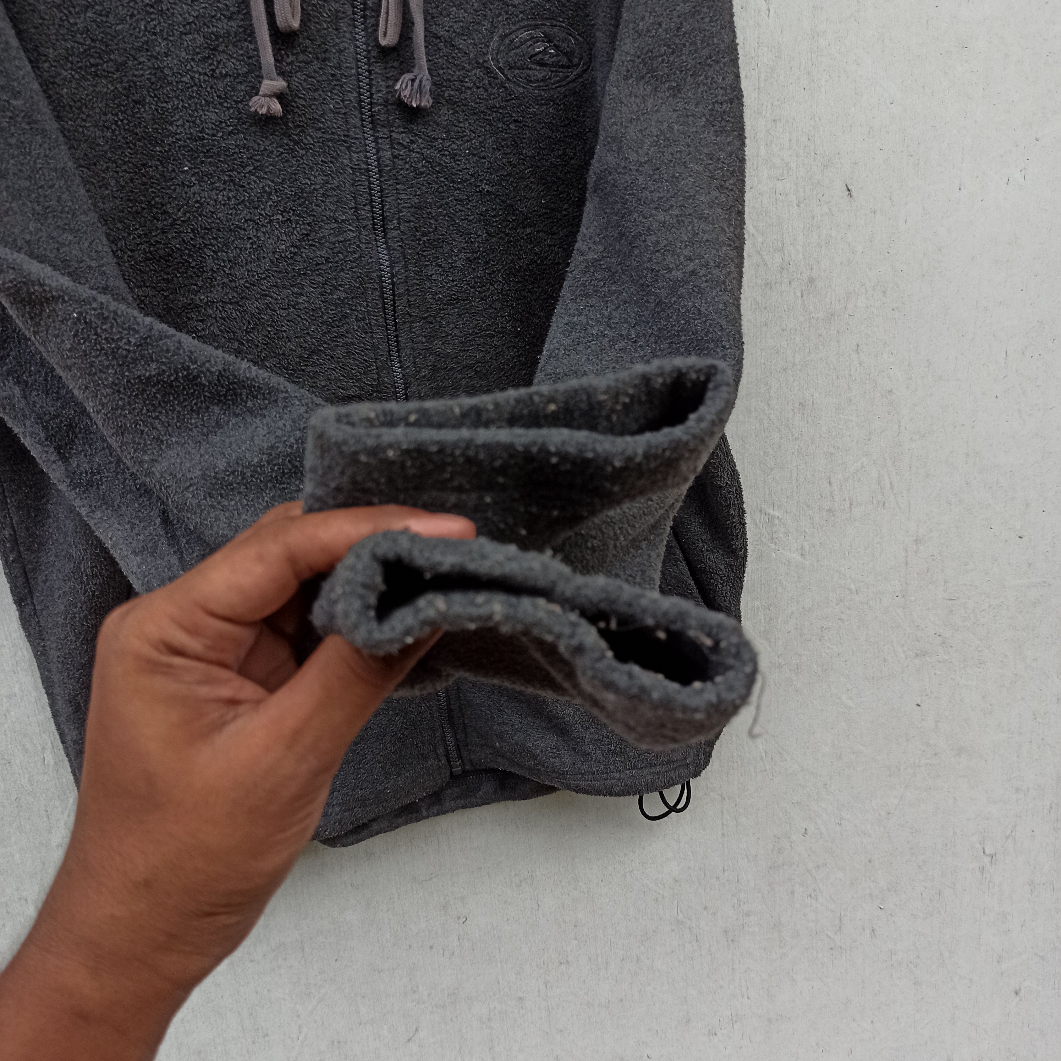 Quiksilver × Vintage Vintage Quiksilver Fleece Zipper Sweater Jacket Size US M / EU 48-50 / 2 - 7 Thumbnail