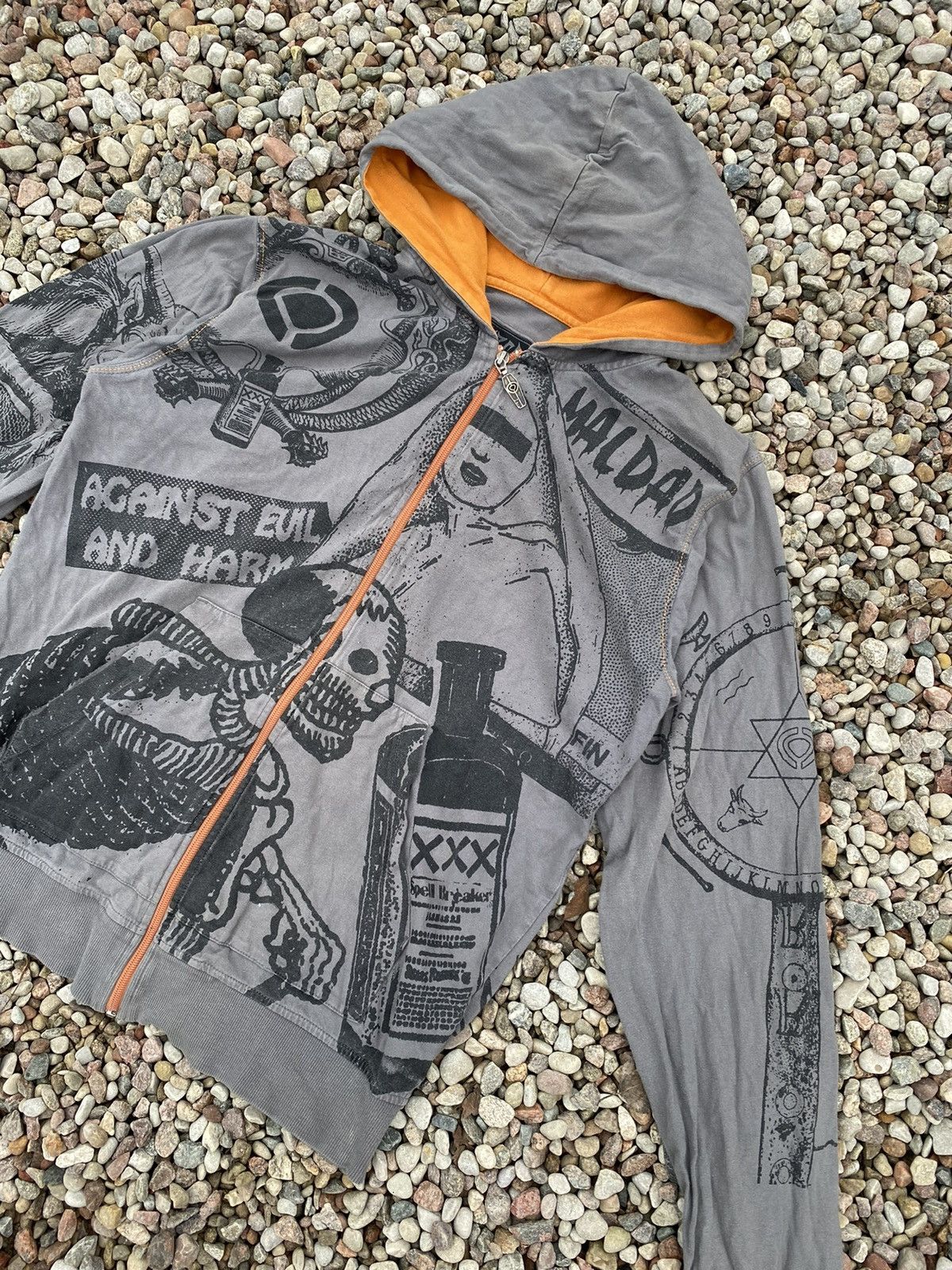 C1RCA × Japanese Brand CIRCA Vintage Skeleton Halloween Bats Hoodie Size US M / EU 48-50 / 2 - 3 Thumbnail