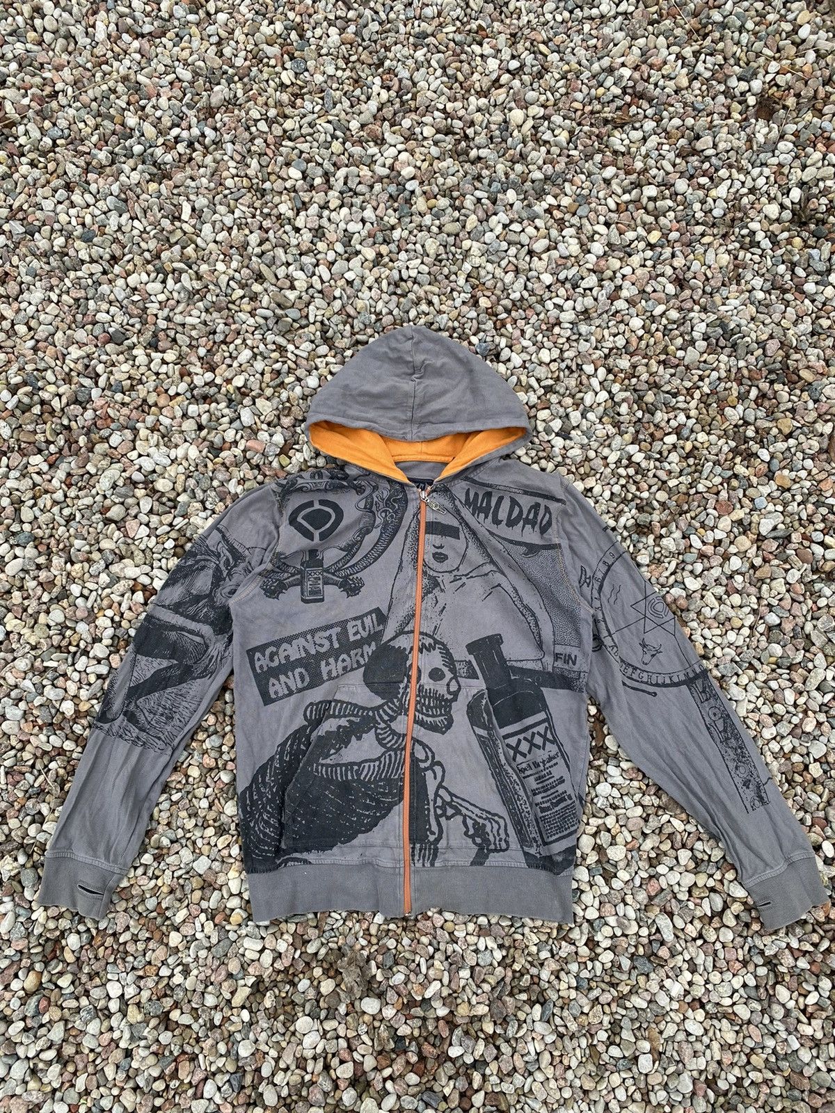 C1RCA × Japanese Brand CIRCA Vintage Skeleton Halloween Bats Hoodie Size US M / EU 48-50 / 2 - 1 Thumbnail