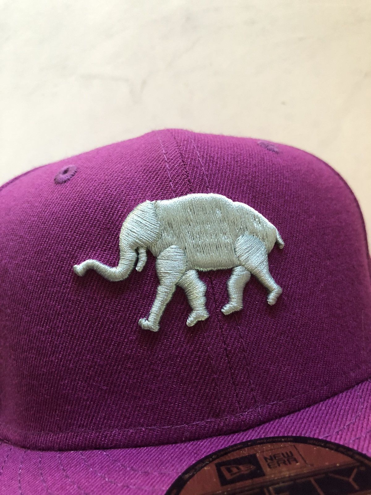 MyFitteds × New Era 7 1/4 Grape soda part 2 Oakland Athletics fitted A’s lean Size ONE SIZE - 3 Thumbnail