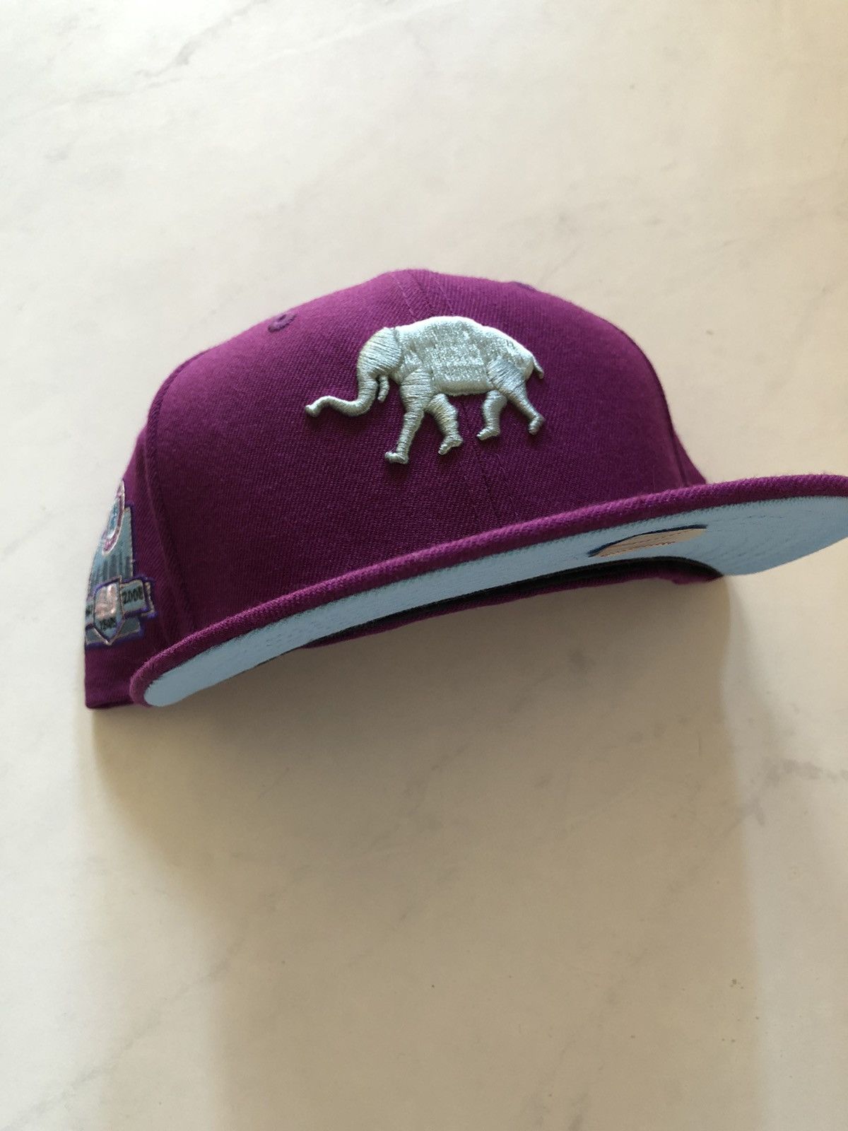 MyFitteds × New Era 7 1/4 Grape soda part 2 Oakland Athletics fitted A’s lean Size ONE SIZE - 1 Thumbnail