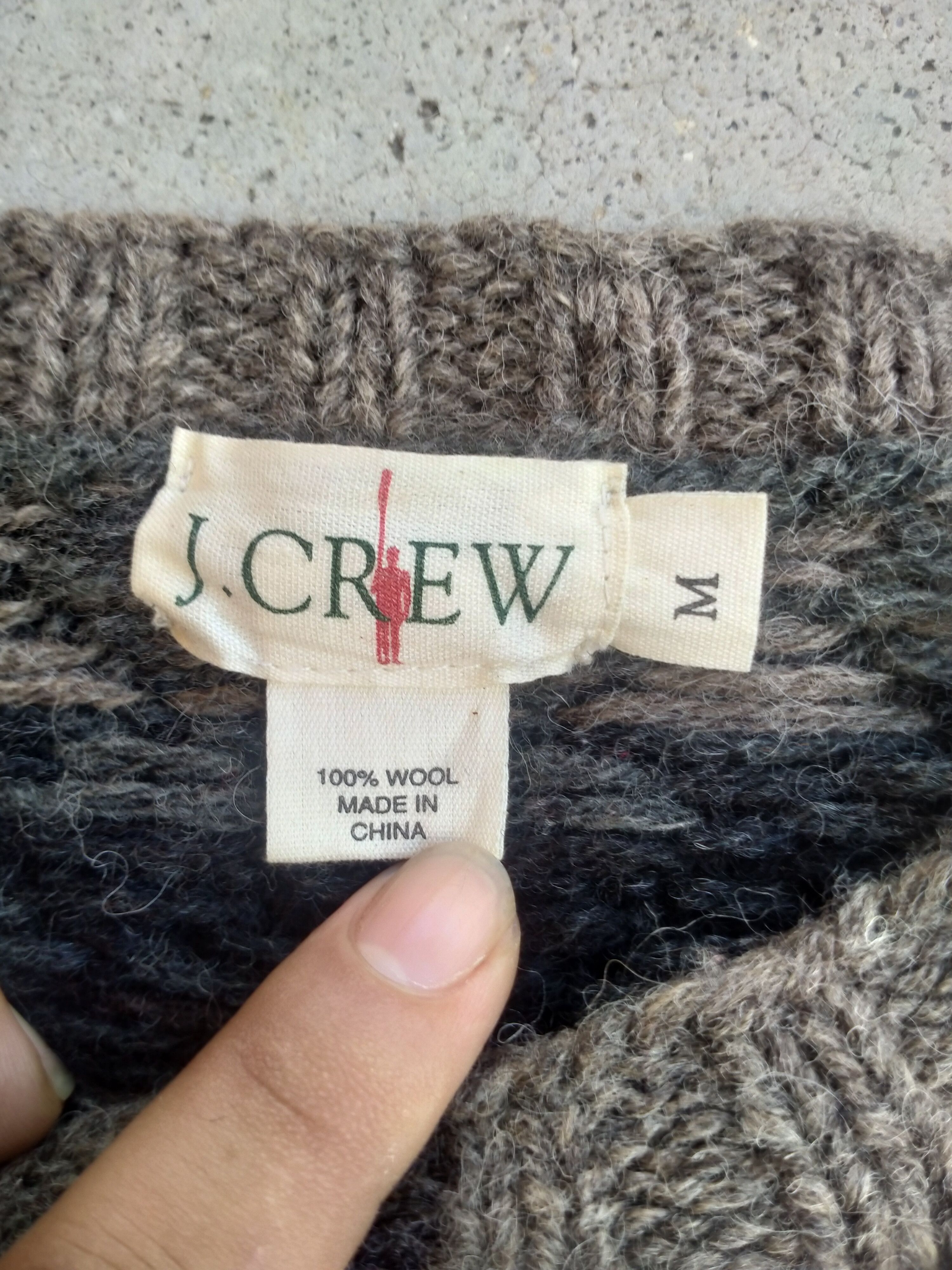 Japanese Brand J.CREW WOOL NAVITE KNIT Size US M / EU 48-50 / 2 - 3 Thumbnail