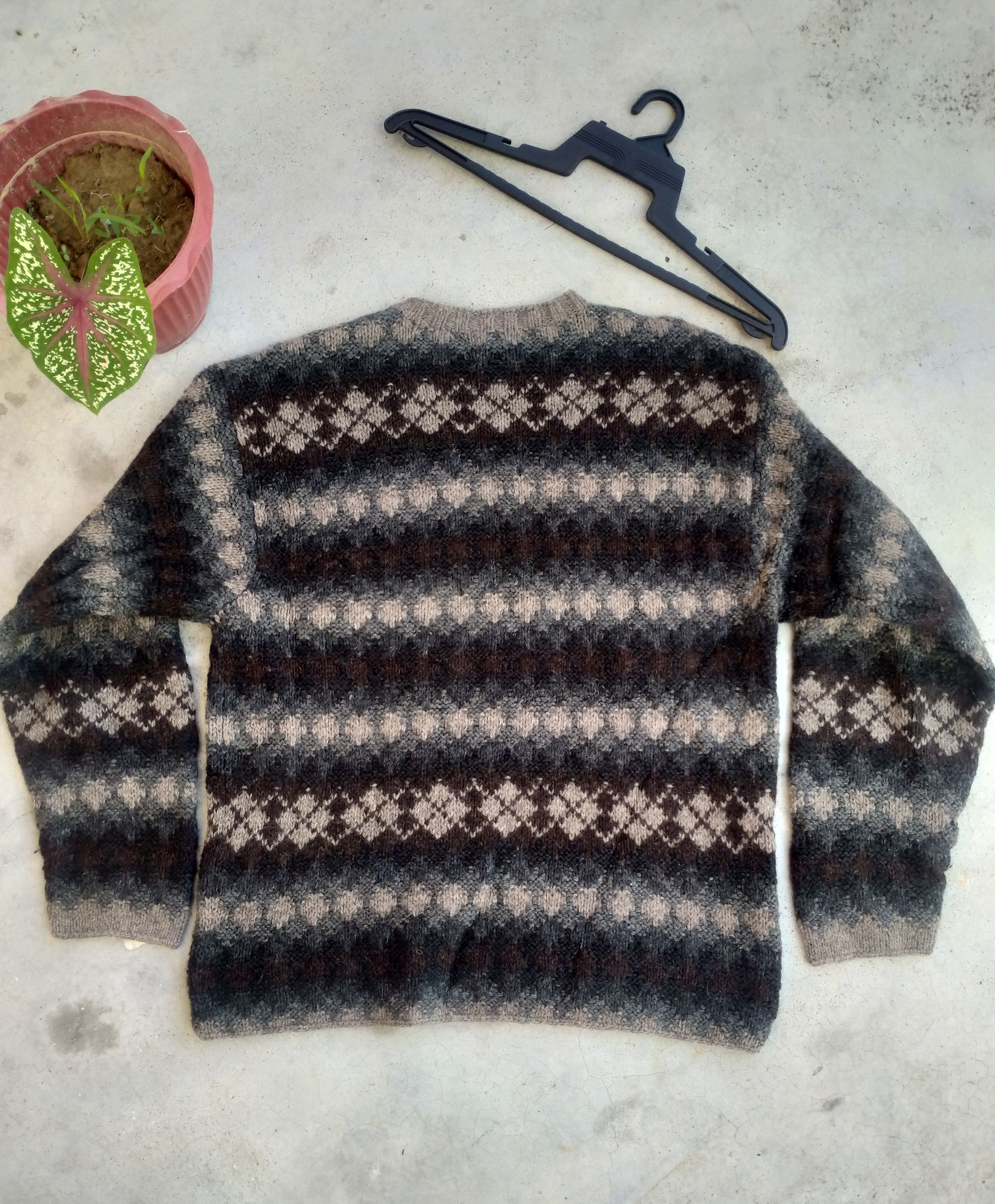 Japanese Brand J.CREW WOOL NAVITE KNIT Size US M / EU 48-50 / 2 - 5 Thumbnail