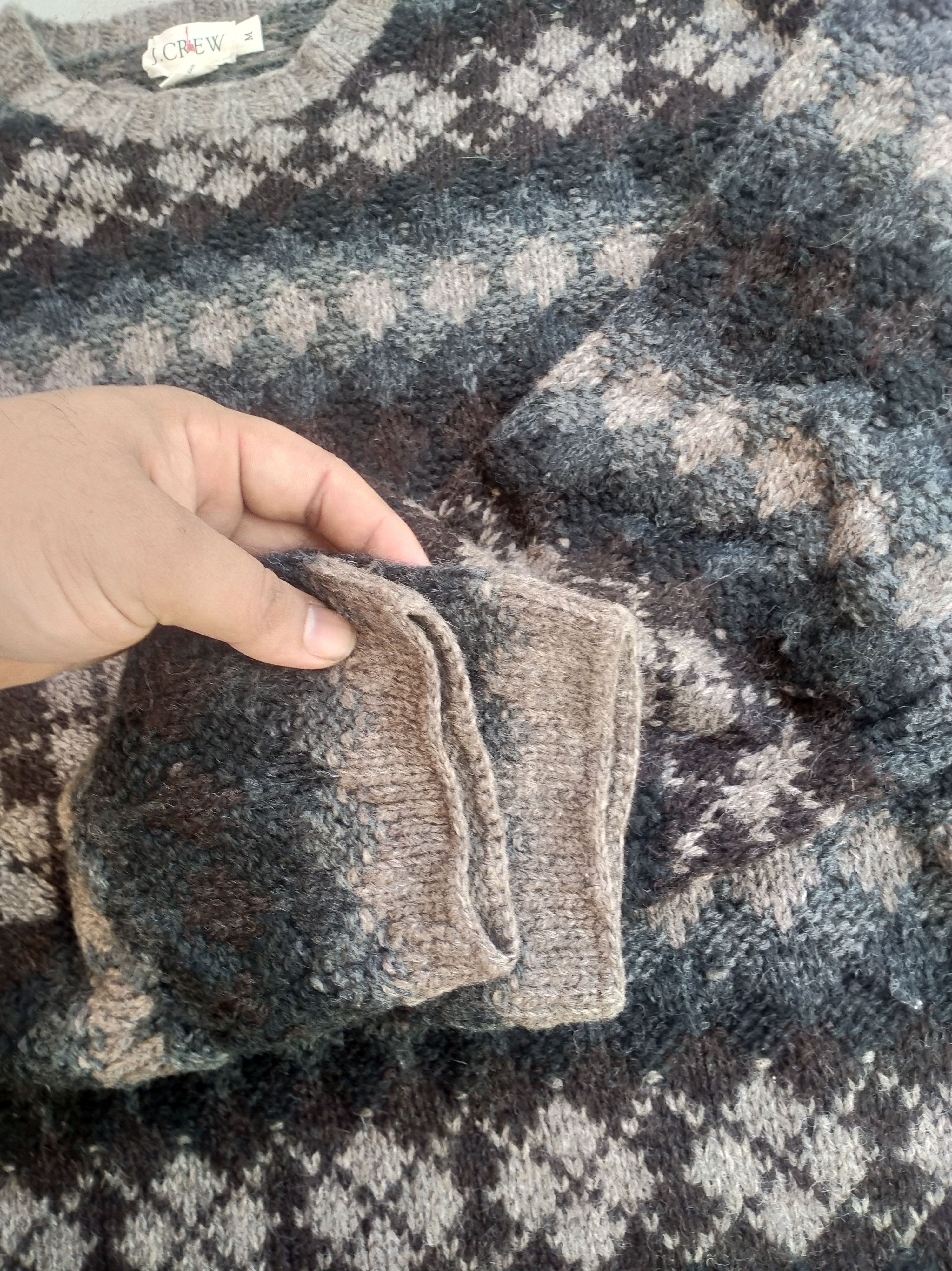 Japanese Brand J.CREW WOOL NAVITE KNIT Size US M / EU 48-50 / 2 - 4 Thumbnail