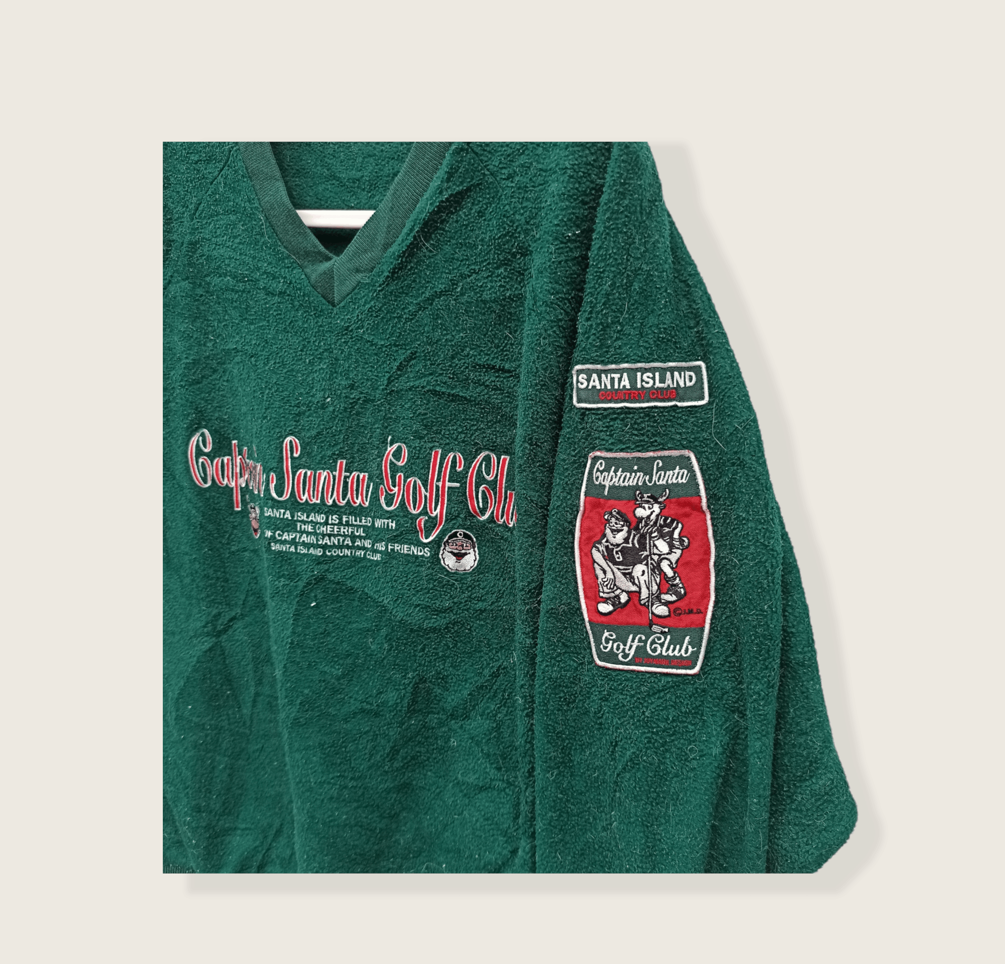 Captain Santors × Vintage V neck Sweatshirt Captain Santa Golf Club Size US M / EU 48-50 / 2 - 4 Thumbnail