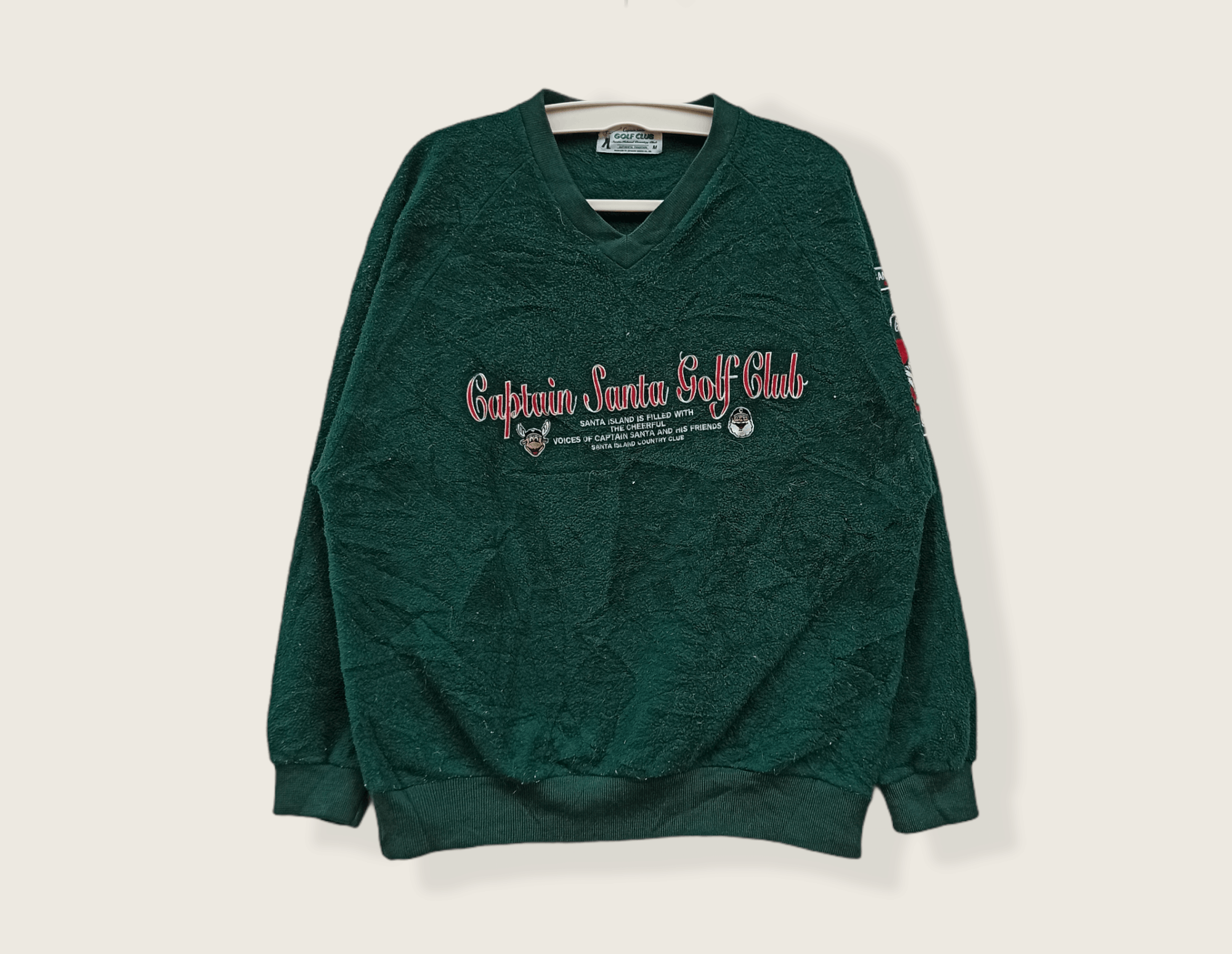 Captain Santors × Vintage V neck Sweatshirt Captain Santa Golf Club Size US M / EU 48-50 / 2 - 1 Thumbnail