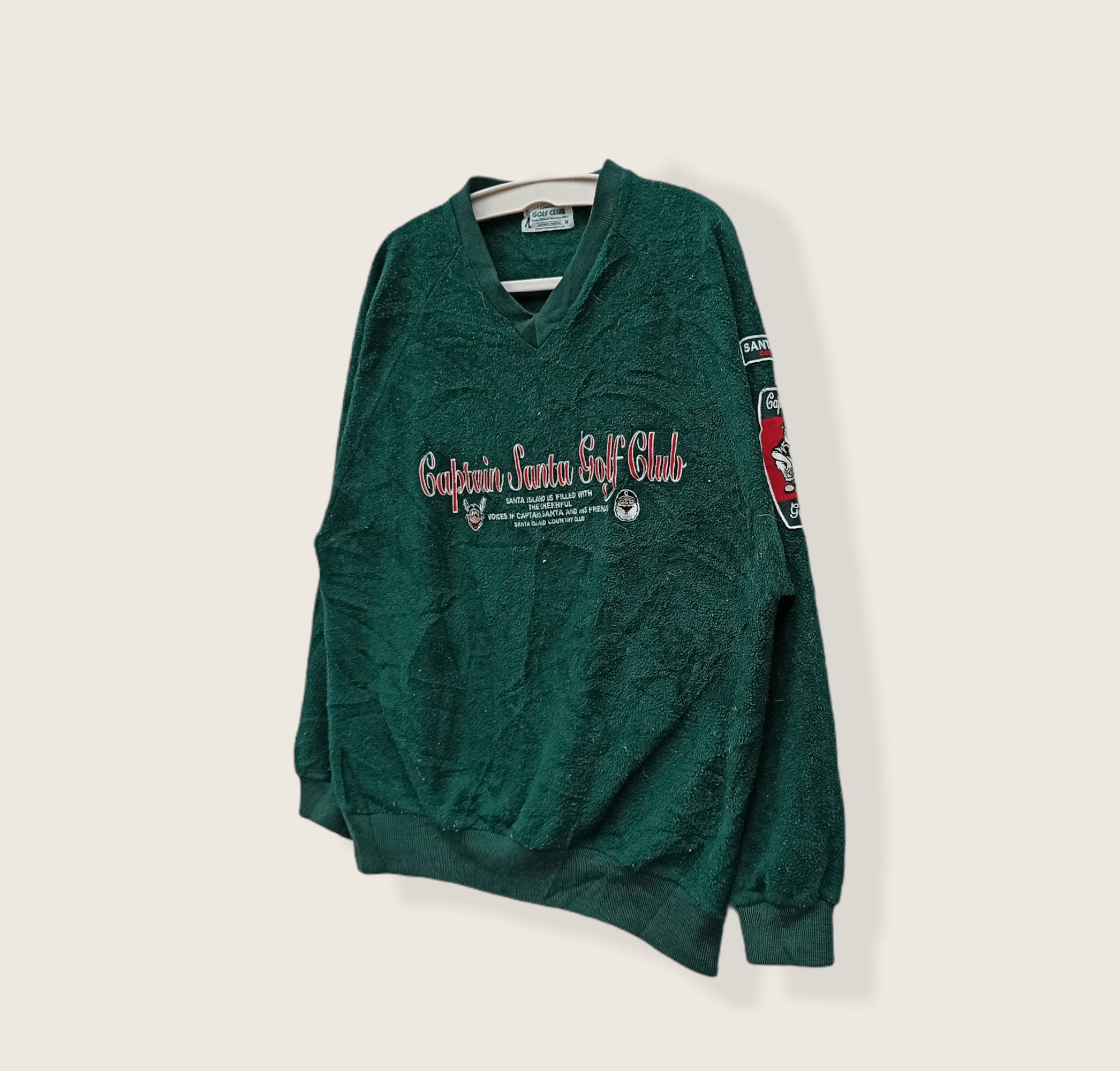 Captain Santors × Vintage V neck Sweatshirt Captain Santa Golf Club Size US M / EU 48-50 / 2 - 2 Thumbnail