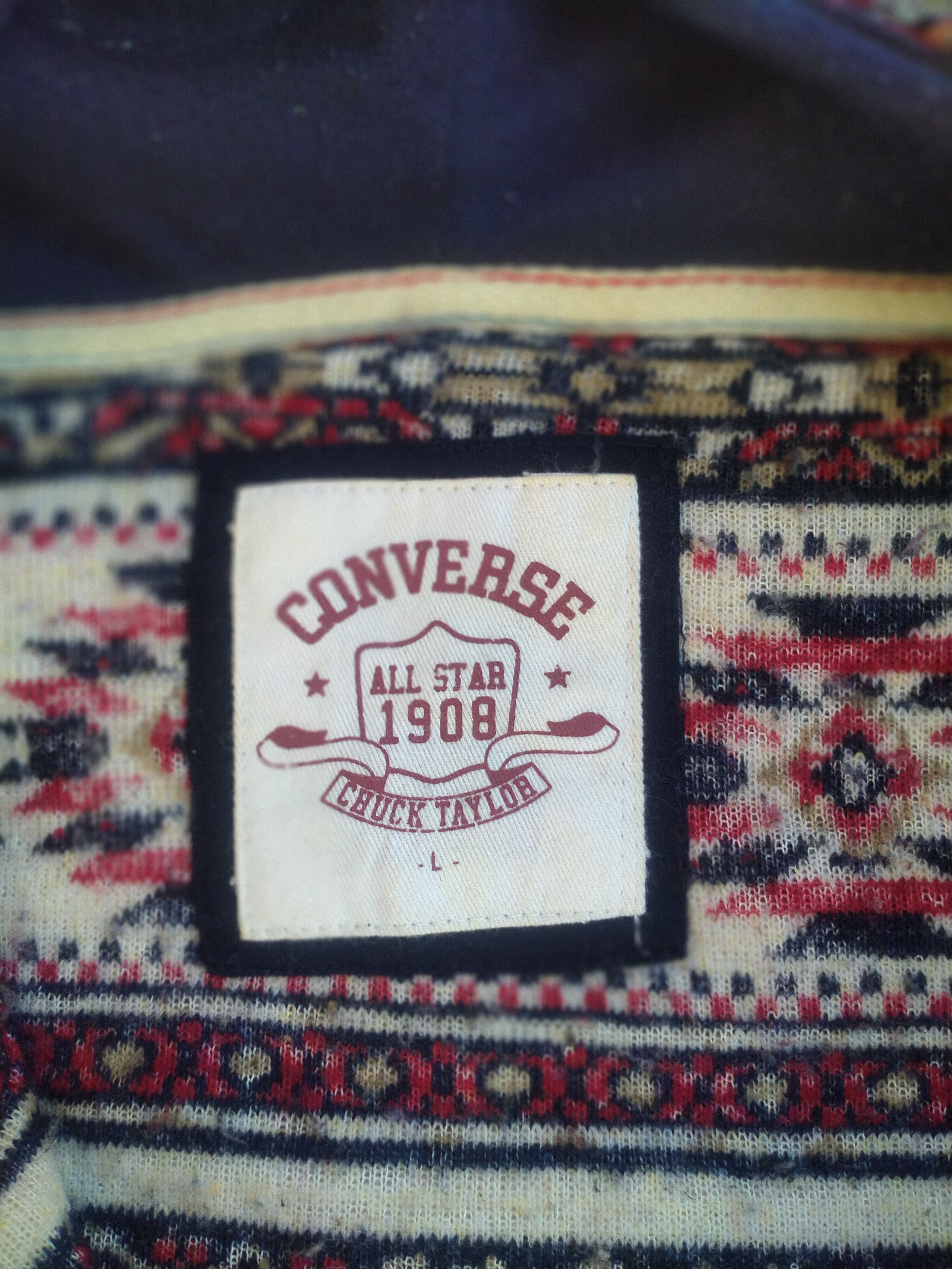 Converse CONVERSE ZIPPER NAVITE FLEECE JACKET Size US L / EU 52-54 / 3 - 4 Thumbnail