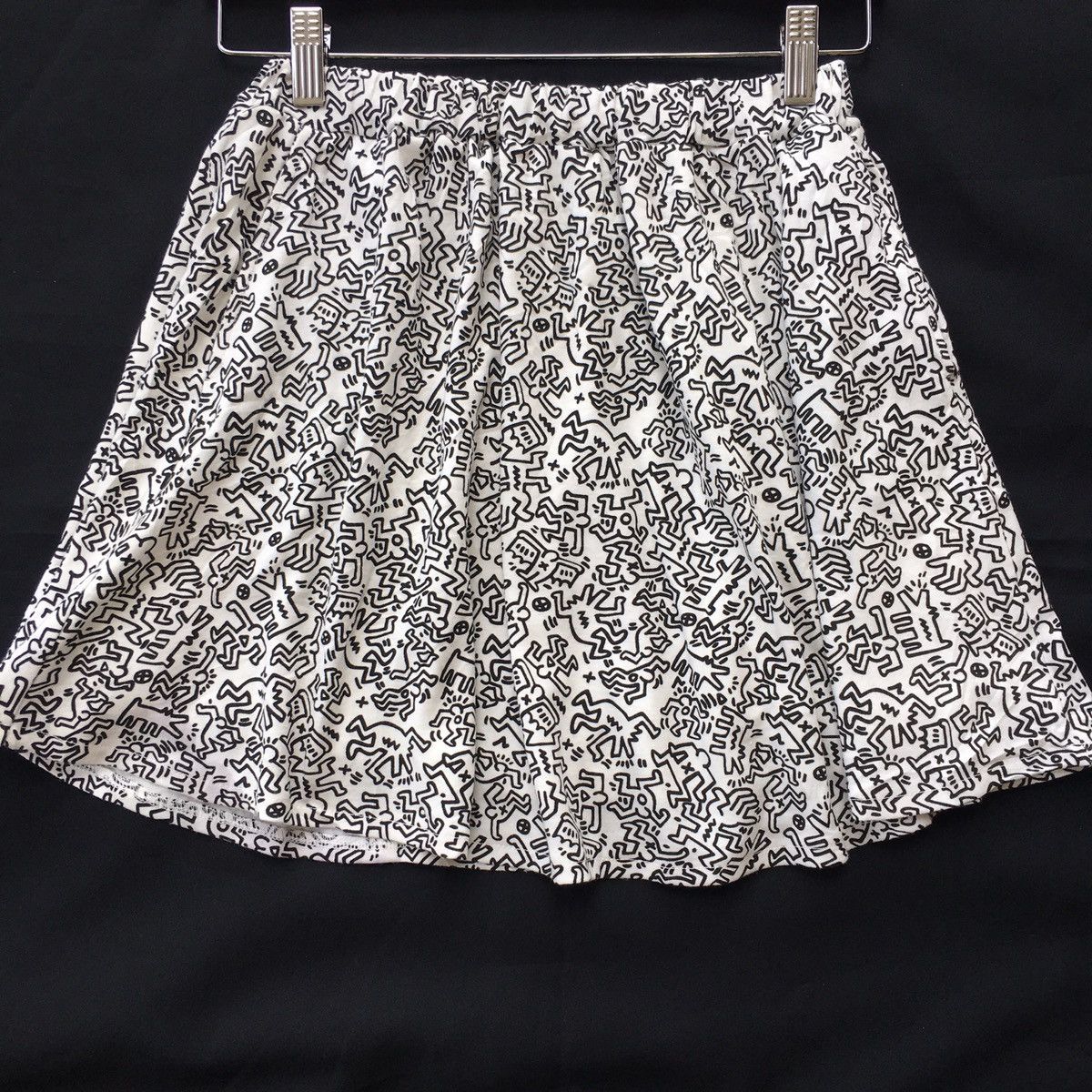Keith Haring Rare Keith Haring Mini Skirt Size 22" - 4 Thumbnail