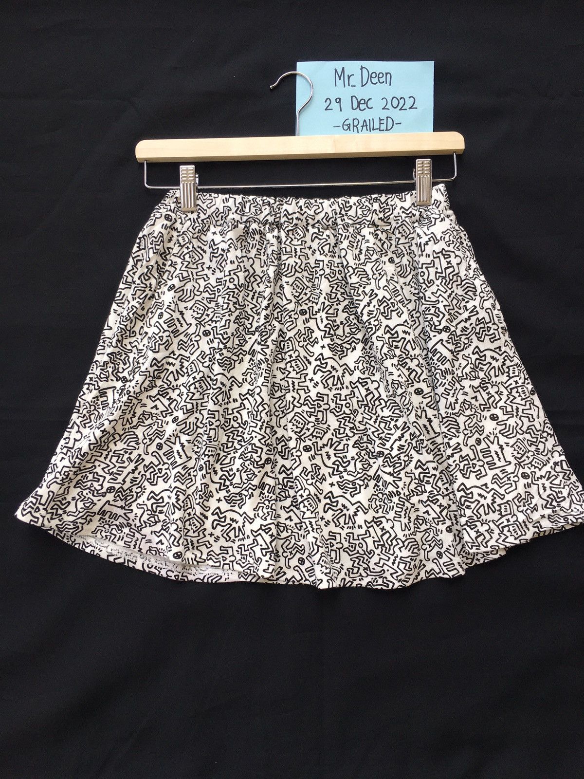 Keith Haring Rare Keith Haring Mini Skirt Size 22" - 1 Thumbnail