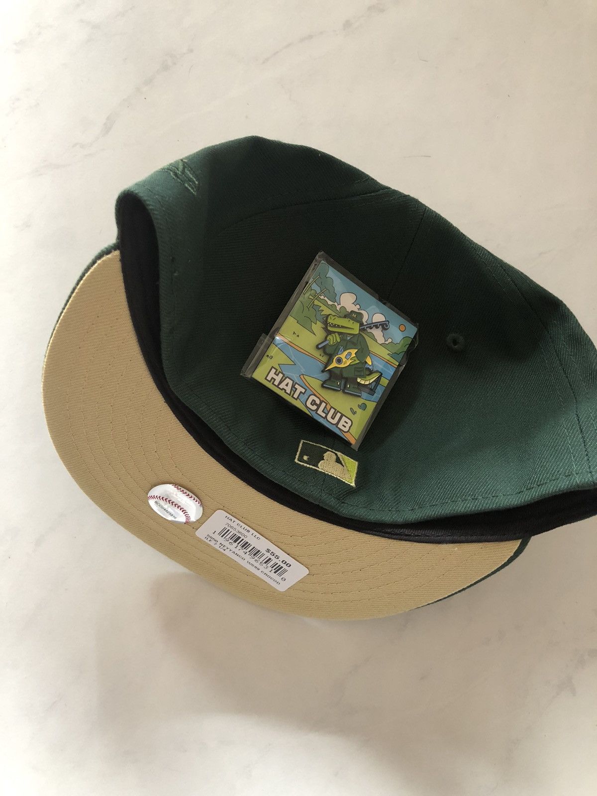 Hat Club × New Era × New York Yankees 7 1/4 Crocodile collection Hatclub exclusive Yankees fitted Size ONE SIZE - 4 Thumbnail