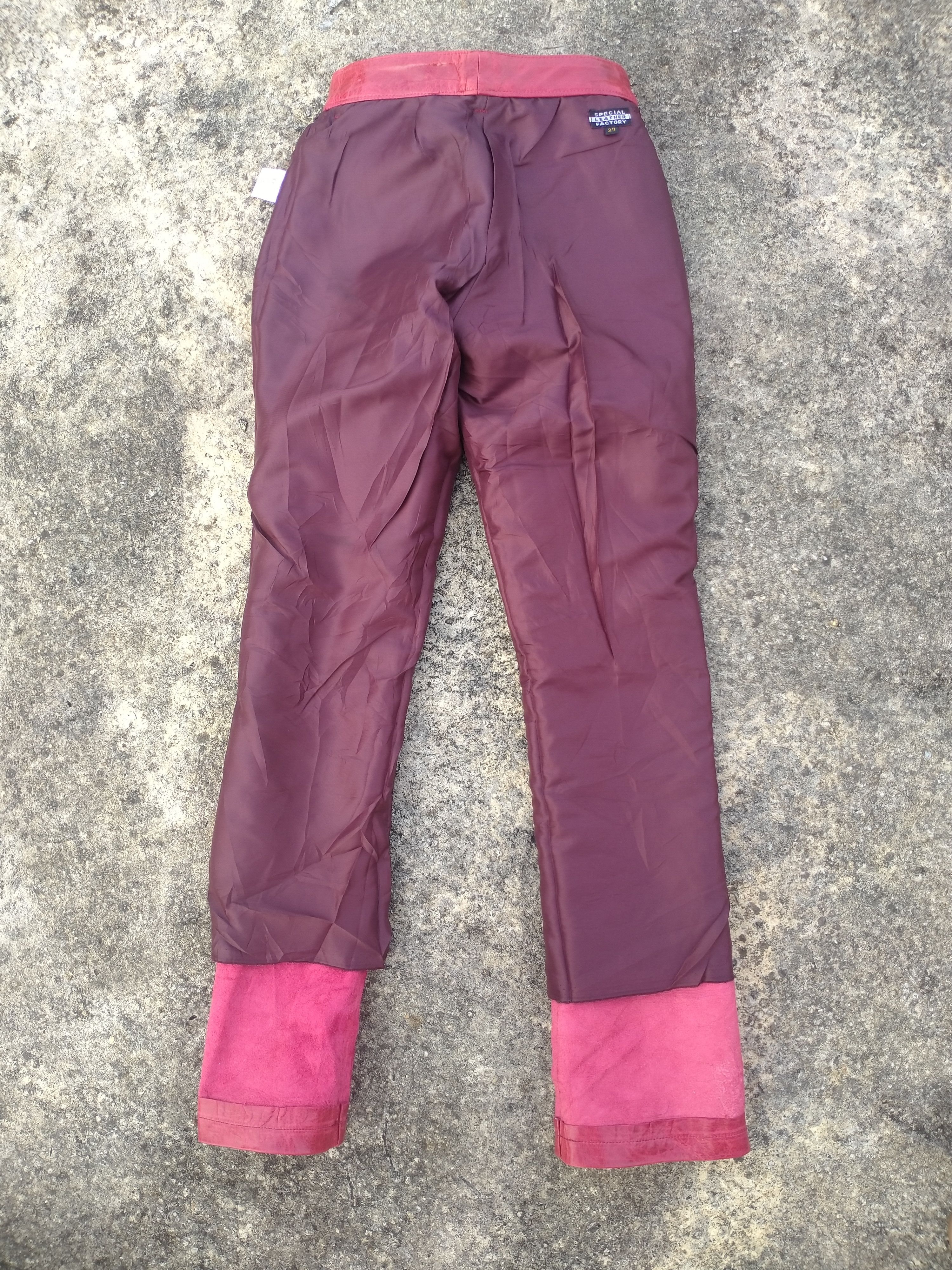Japanese Brand SPECIAL LEATHER FACTORY HORSE LEATHER PANT Size US 26 / EU 42 - 7 Thumbnail