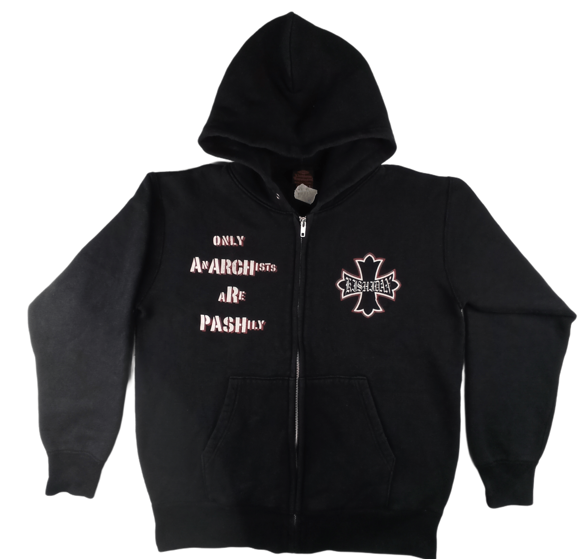 Japanese Brand Kishidenne Wrerutugood Japanese Punk Rock Zipper Hoodie Size US L / EU 52-54 / 3 - 1 Thumbnail