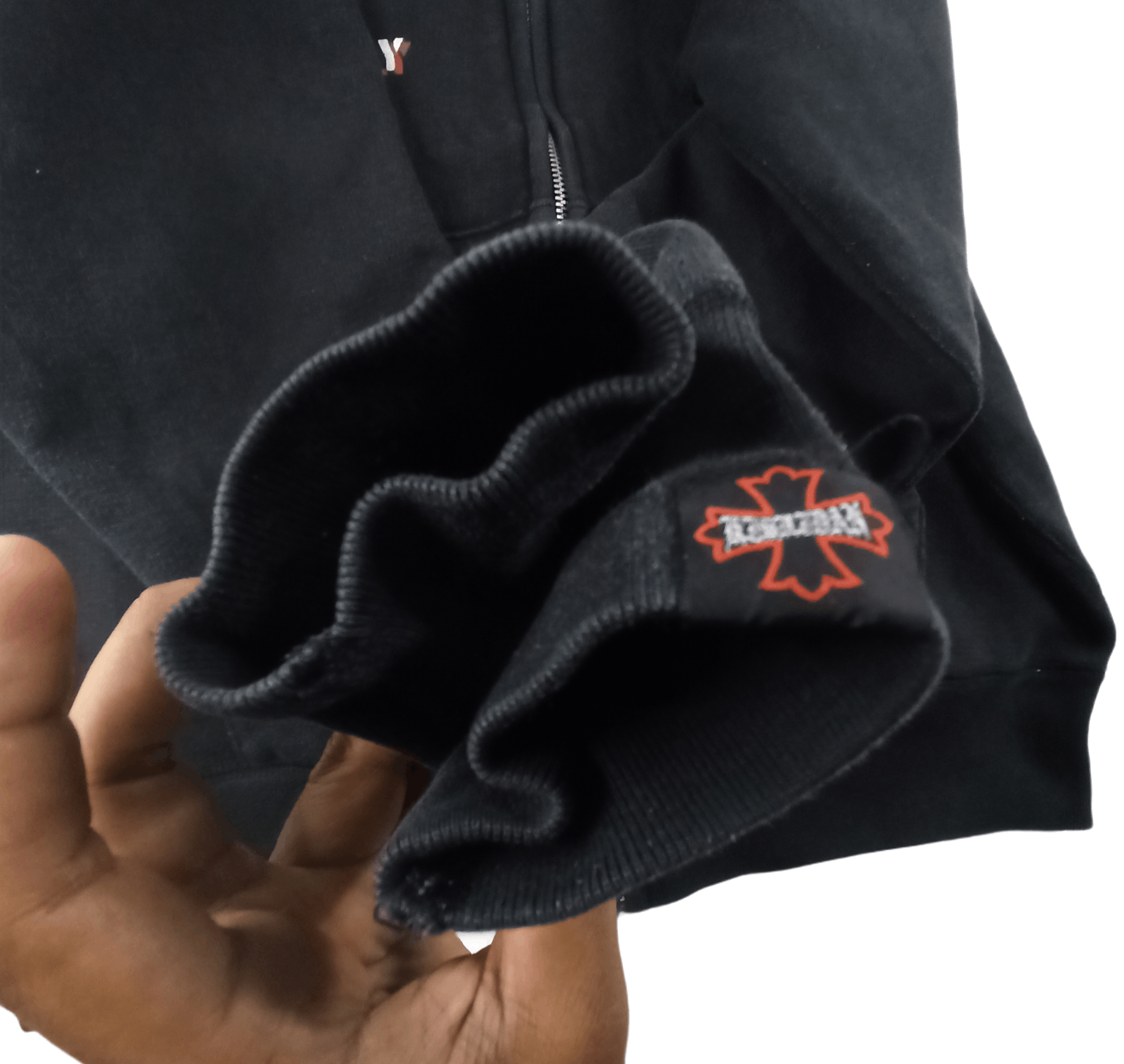 Japanese Brand Kishidenne Wrerutugood Japanese Punk Rock Zipper Hoodie Size US L / EU 52-54 / 3 - 3 Thumbnail