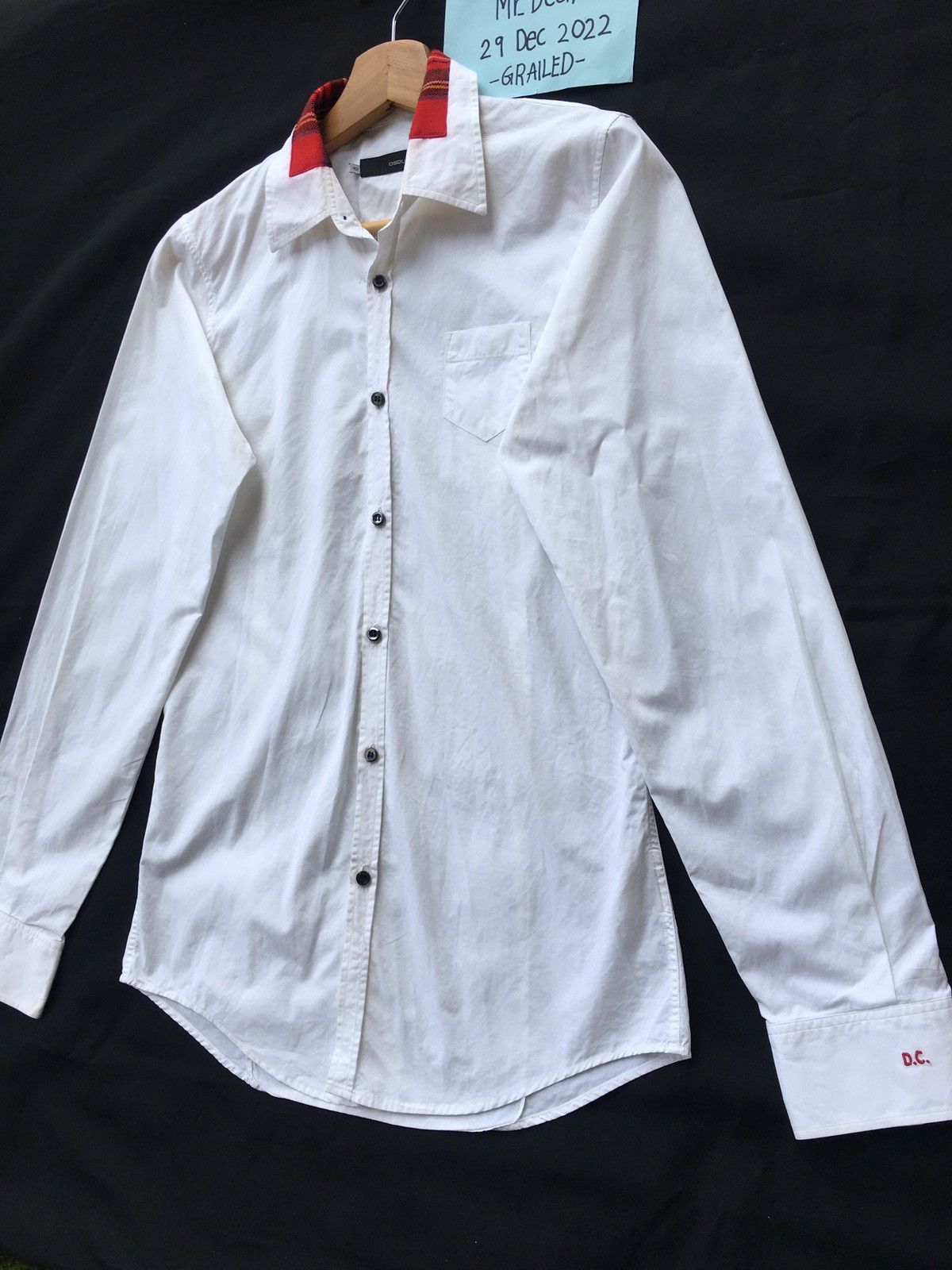 Dsquared2 Rare Vintage Dsquared2 White Collar Shirt Size US S / EU 44-46 / 1 - 3 Thumbnail
