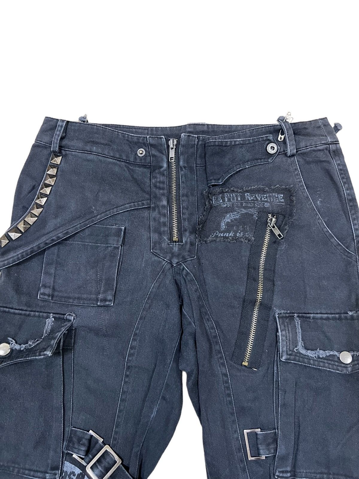 Sex Pot ReVeNGe SexPotRevenge "Believe" MultiPocket Bondage Parachute Pant Size US 29 - 4 Thumbnail