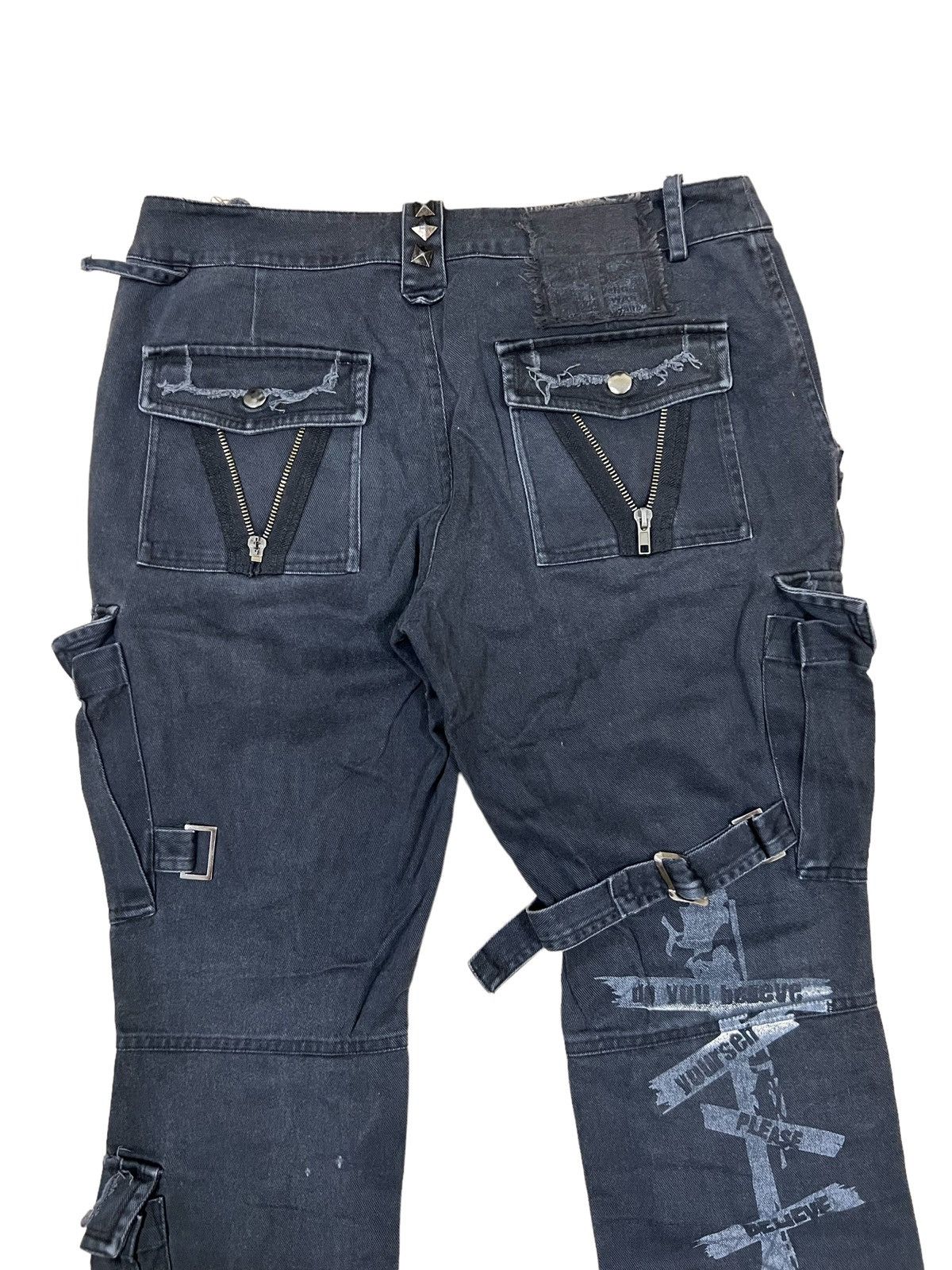 Sex Pot ReVeNGe SexPotRevenge "Believe" MultiPocket Bondage Parachute Pant Size US 29 - 6 Thumbnail