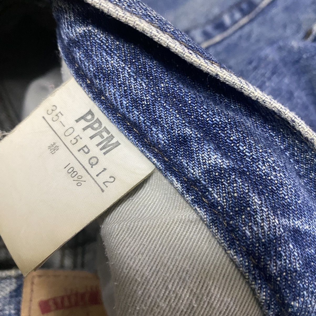PPFM PPFM Faded Blue Distressed Denim Jeans Size US 30 / EU 46 - 18 Thumbnail