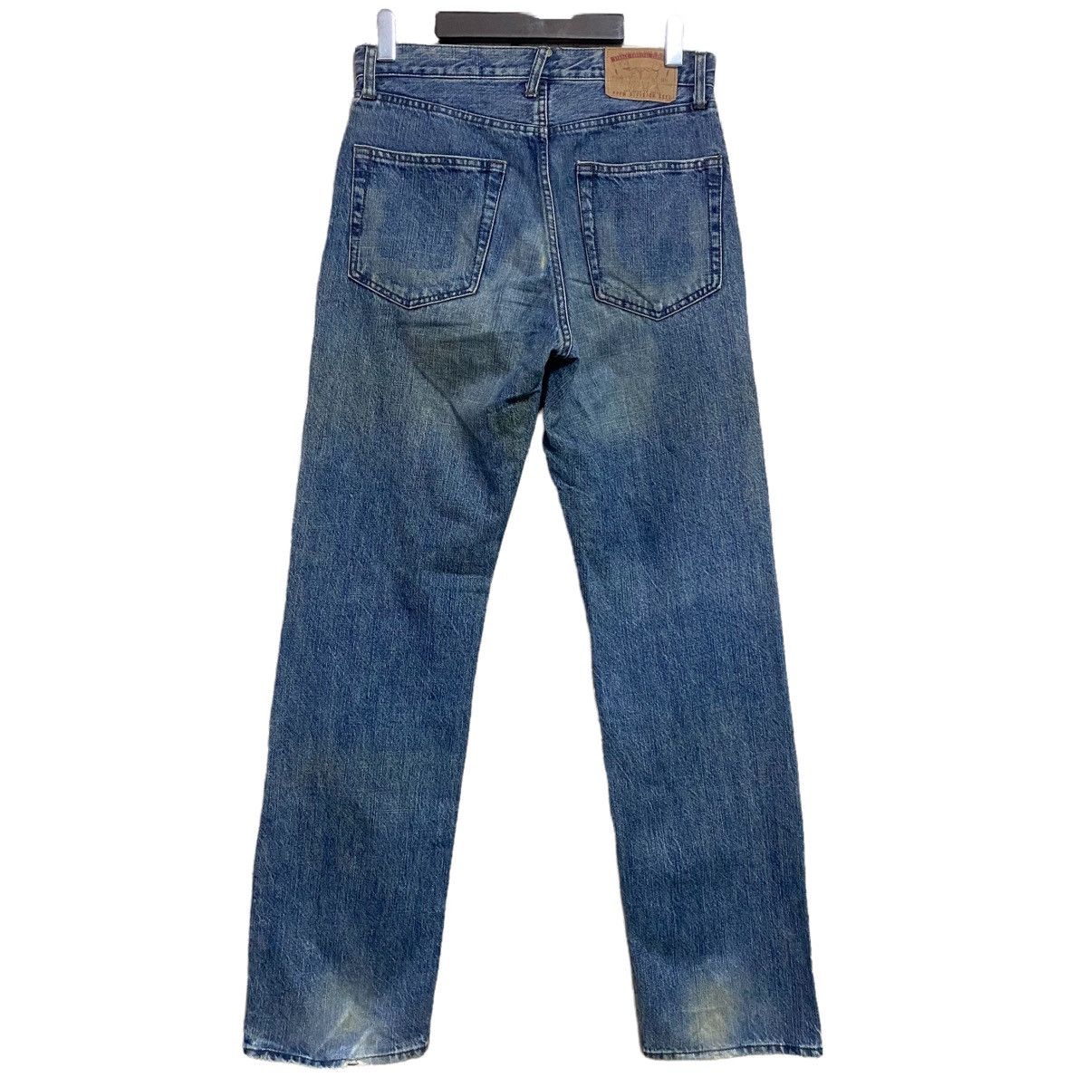 PPFM PPFM Faded Blue Distressed Denim Jeans Size US 30 / EU 46 - 3 Thumbnail