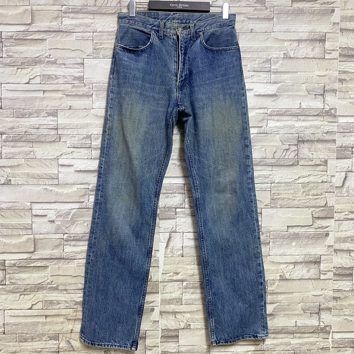 PPFM PPFM Faded Blue Distressed Denim Jeans Size US 30 / EU 46 - 4 Thumbnail