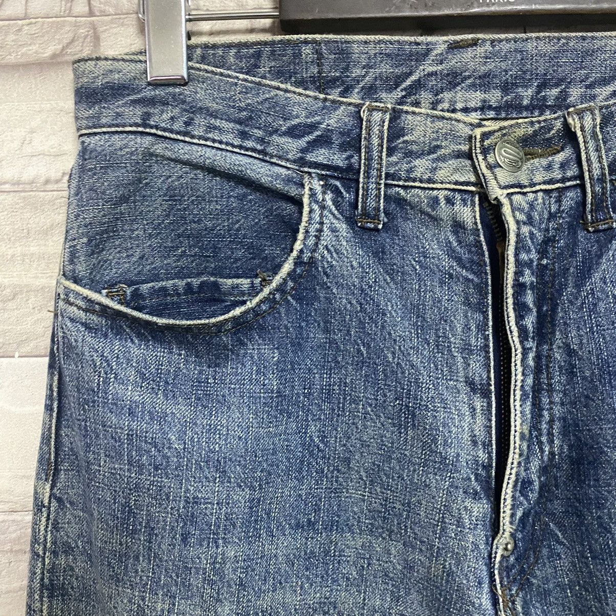 PPFM PPFM Faded Blue Distressed Denim Jeans Size US 30 / EU 46 - 8 Thumbnail
