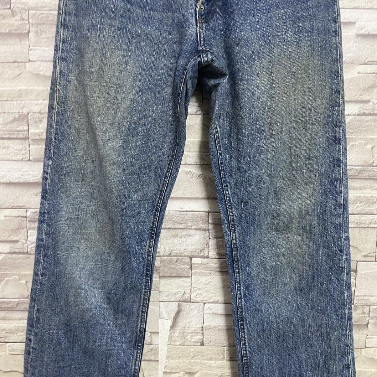 PPFM PPFM Faded Blue Distressed Denim Jeans Size US 30 / EU 46 - 7 Thumbnail
