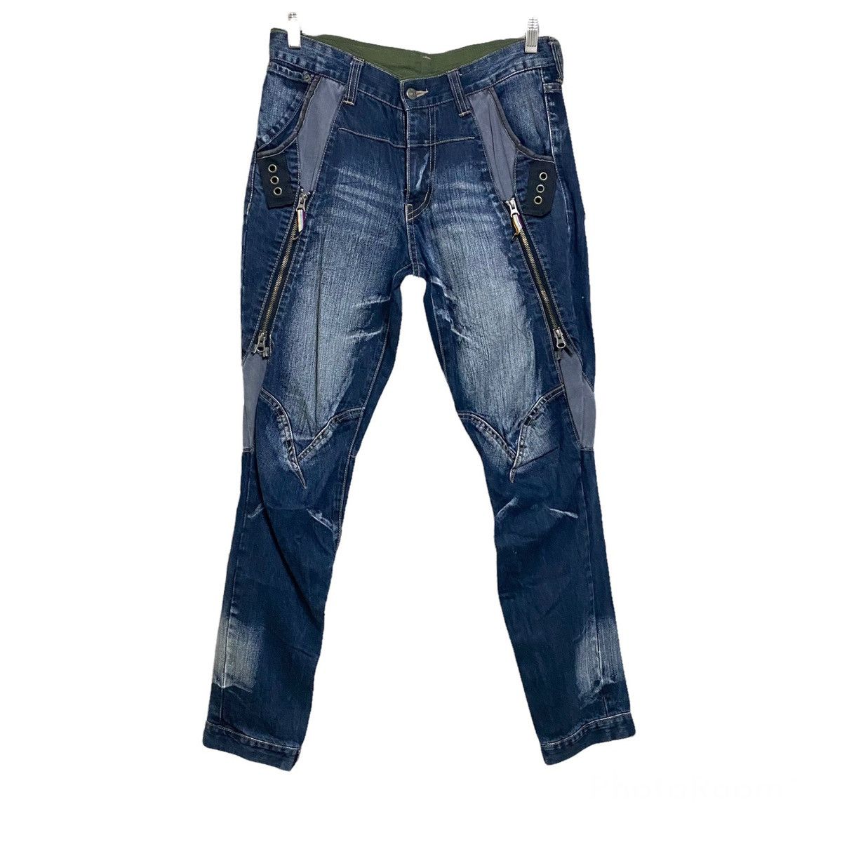 PPFM PPFM Denim Bondage Pants Size US 31 - 1 Thumbnail