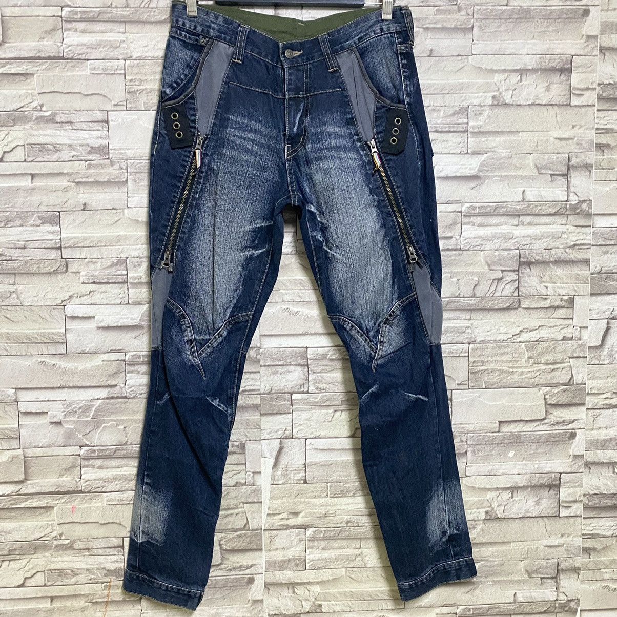 PPFM PPFM Denim Bondage Pants Size US 31 - 3 Thumbnail