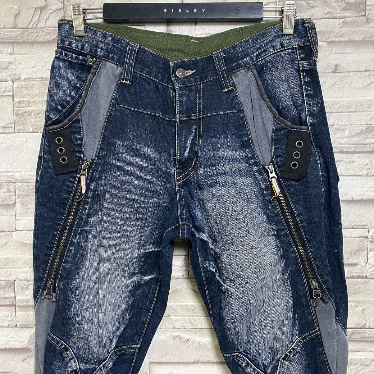 PPFM PPFM Denim Bondage Pants Size US 31 - 4 Thumbnail