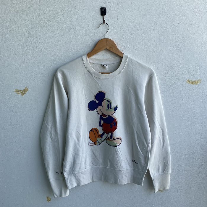 Uniqlo RARE 3 COLLAB ‼️ Uniqlo Mickey Disney Andy Warhol Sweatshirt ...