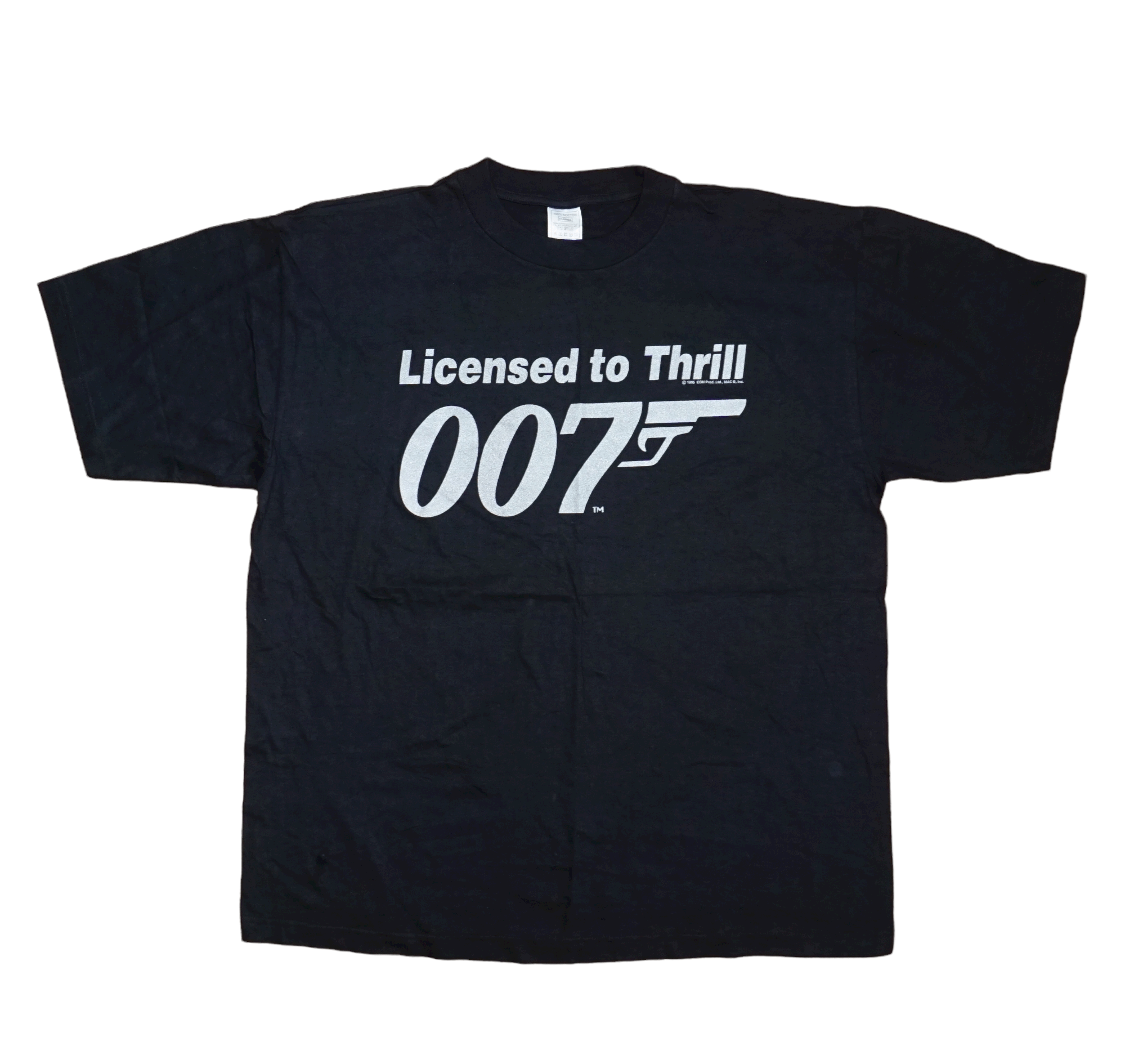 Vintage James Bond 007 Licensed to Thrill 1995 vintage tshirt RARE Size US XL / EU 56 / 4 - 3 Thumbnail