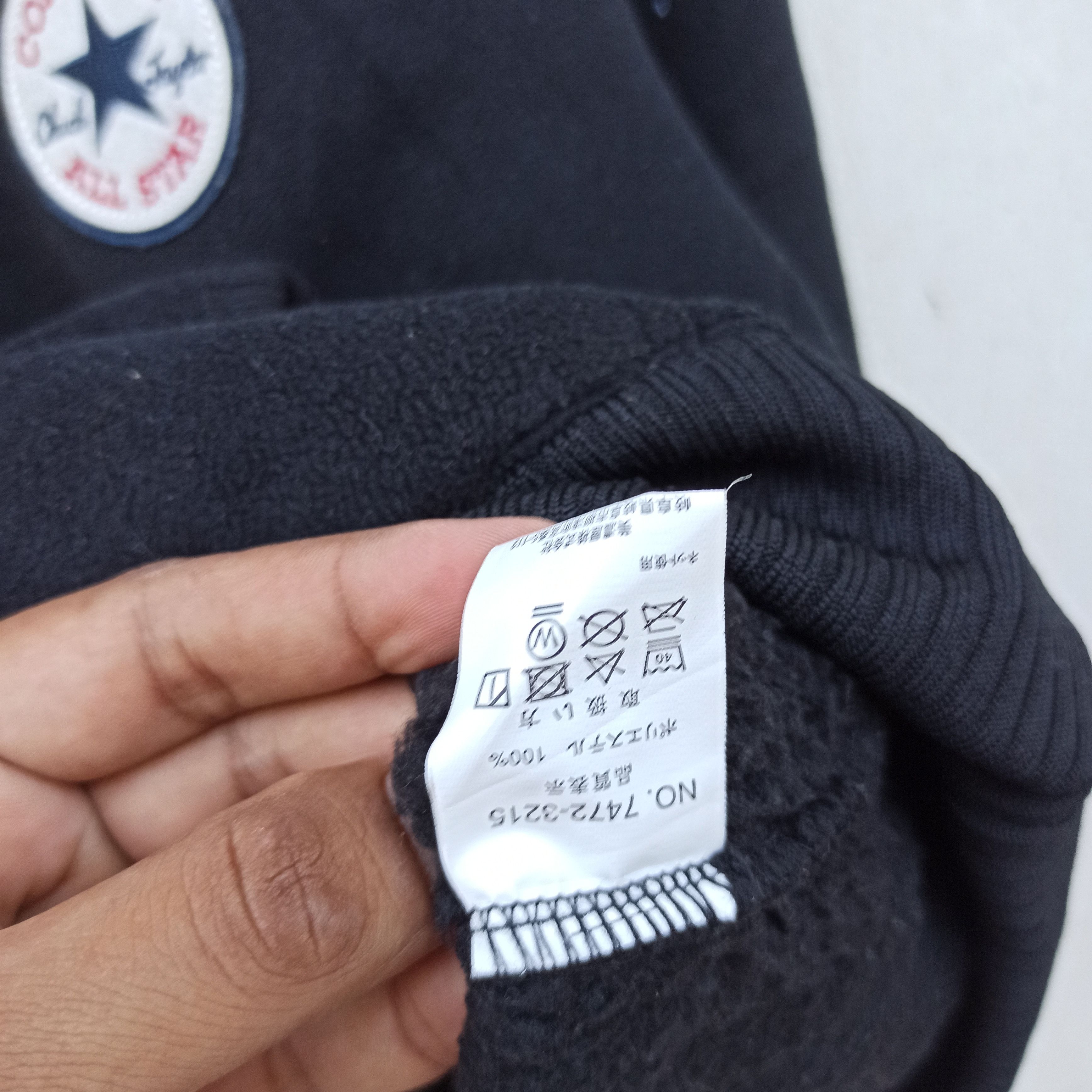Converse × Vintage Vintage Converse Zipper Fleece Hoodie Size US M / EU 48-50 / 2 - 6 Thumbnail