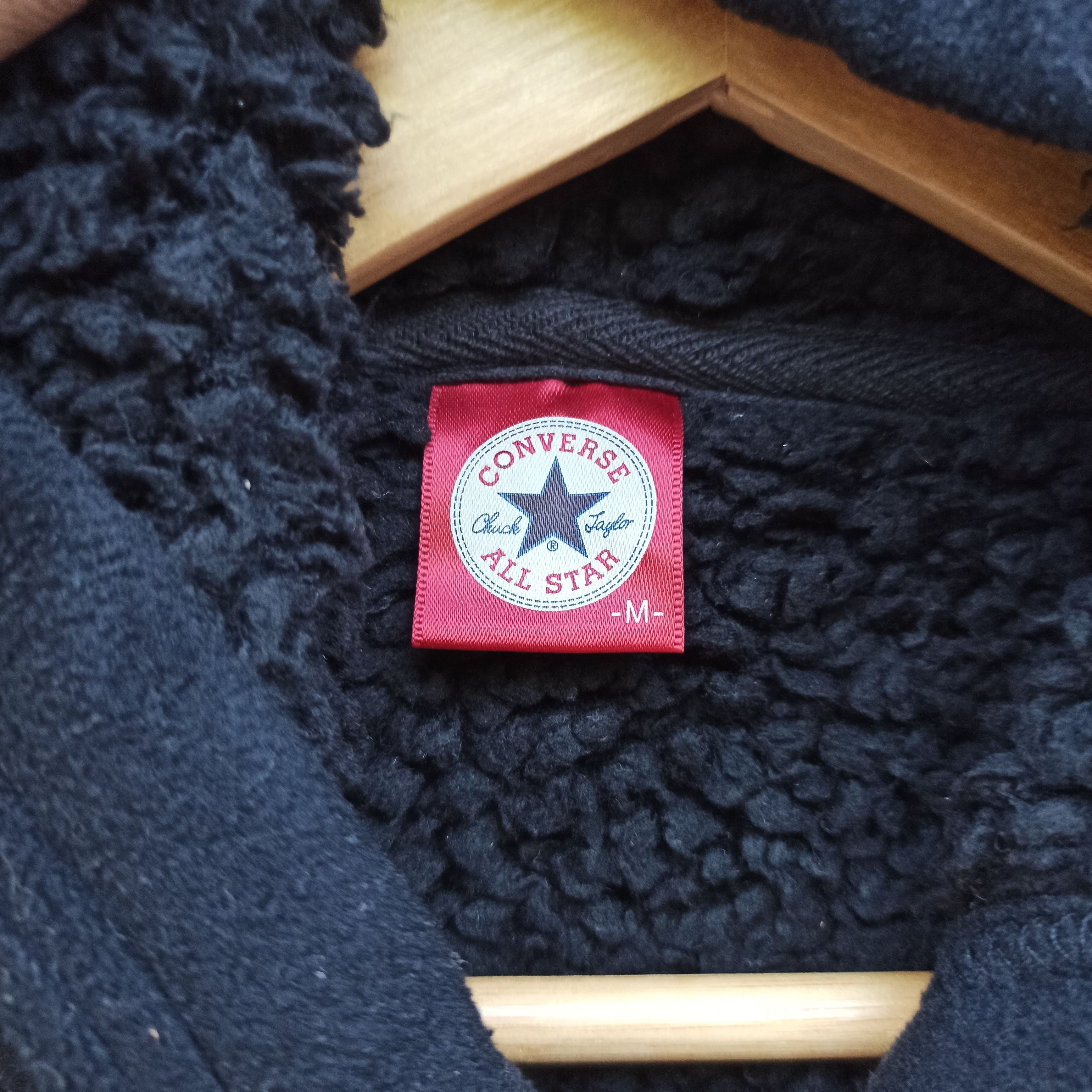 Converse × Vintage Vintage Converse Zipper Fleece Hoodie Size US M / EU 48-50 / 2 - 4 Thumbnail