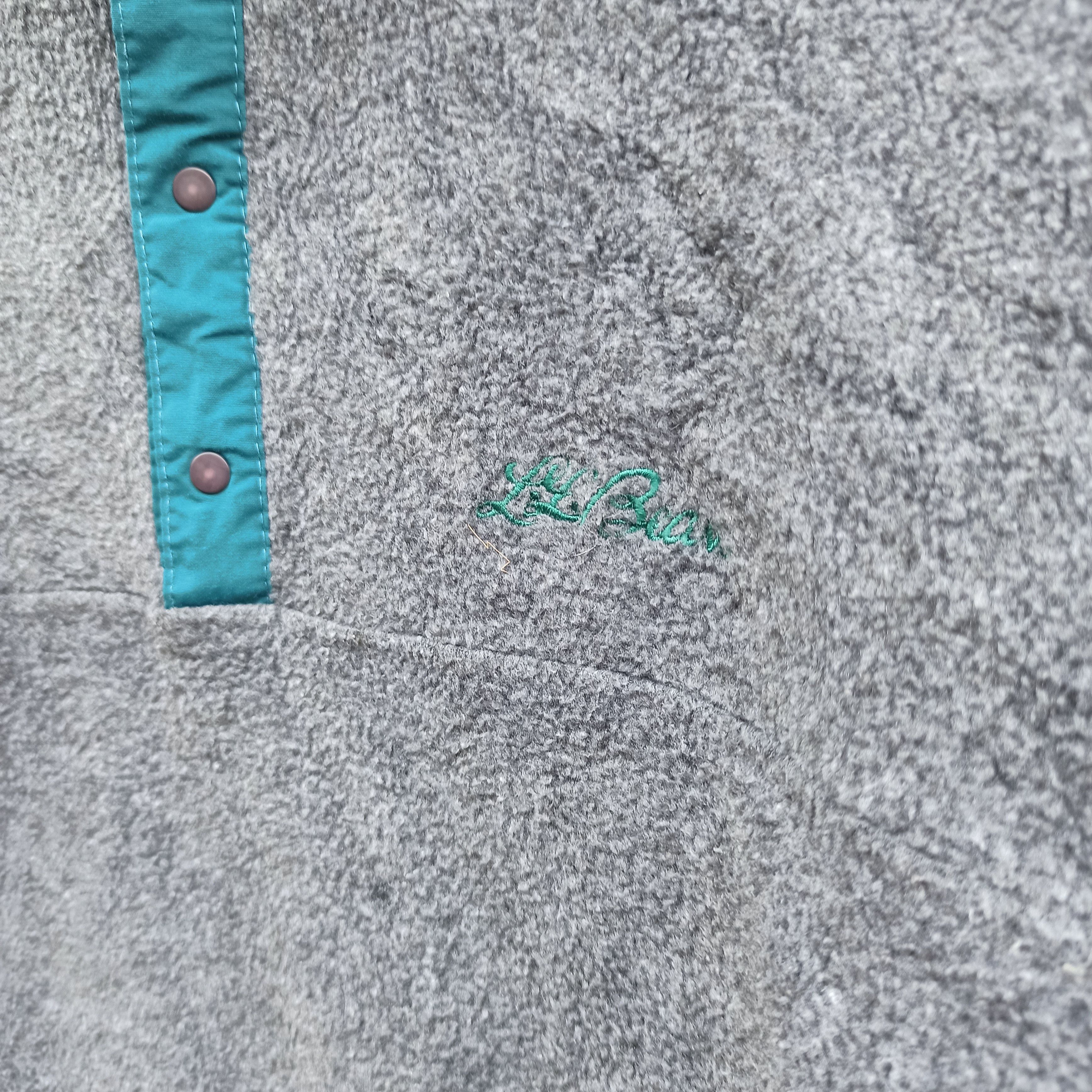 L.L. Bean L.l.Bean Half Button Fleece Jacket Size US M / EU 48-50 / 2 - 5 Thumbnail