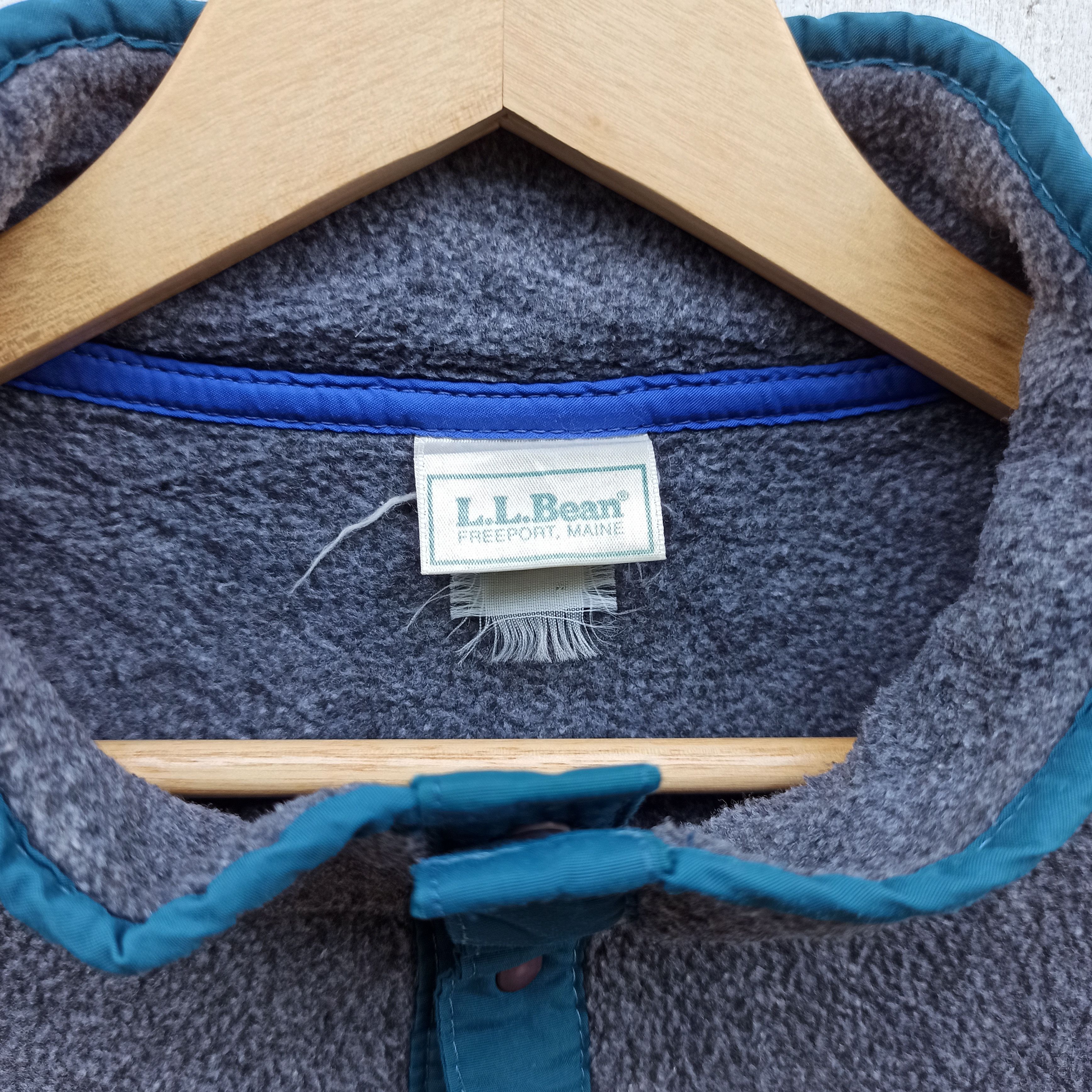 L.L. Bean L.l.Bean Half Button Fleece Jacket Size US M / EU 48-50 / 2 - 4 Thumbnail