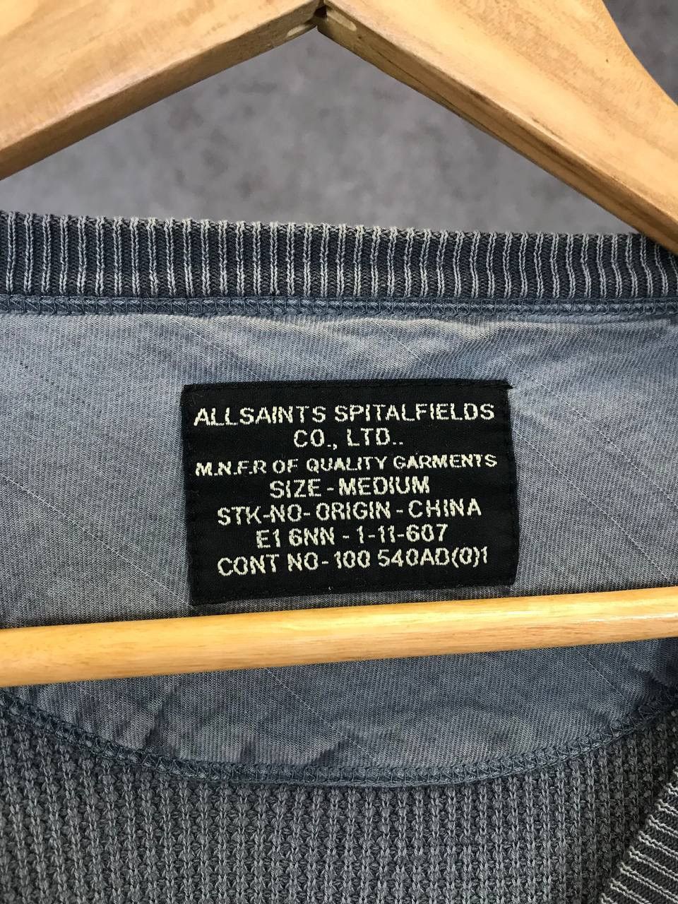 Allsaints × Vintage Allsaints vintage streetwear sweatshirt Size US M / EU 48-50 / 2 - 3 Thumbnail