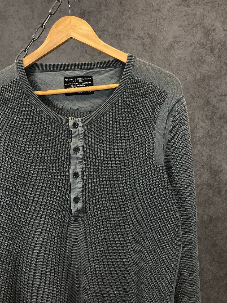 Allsaints × Vintage Allsaints vintage streetwear sweatshirt Size US M / EU 48-50 / 2 - 2 Thumbnail