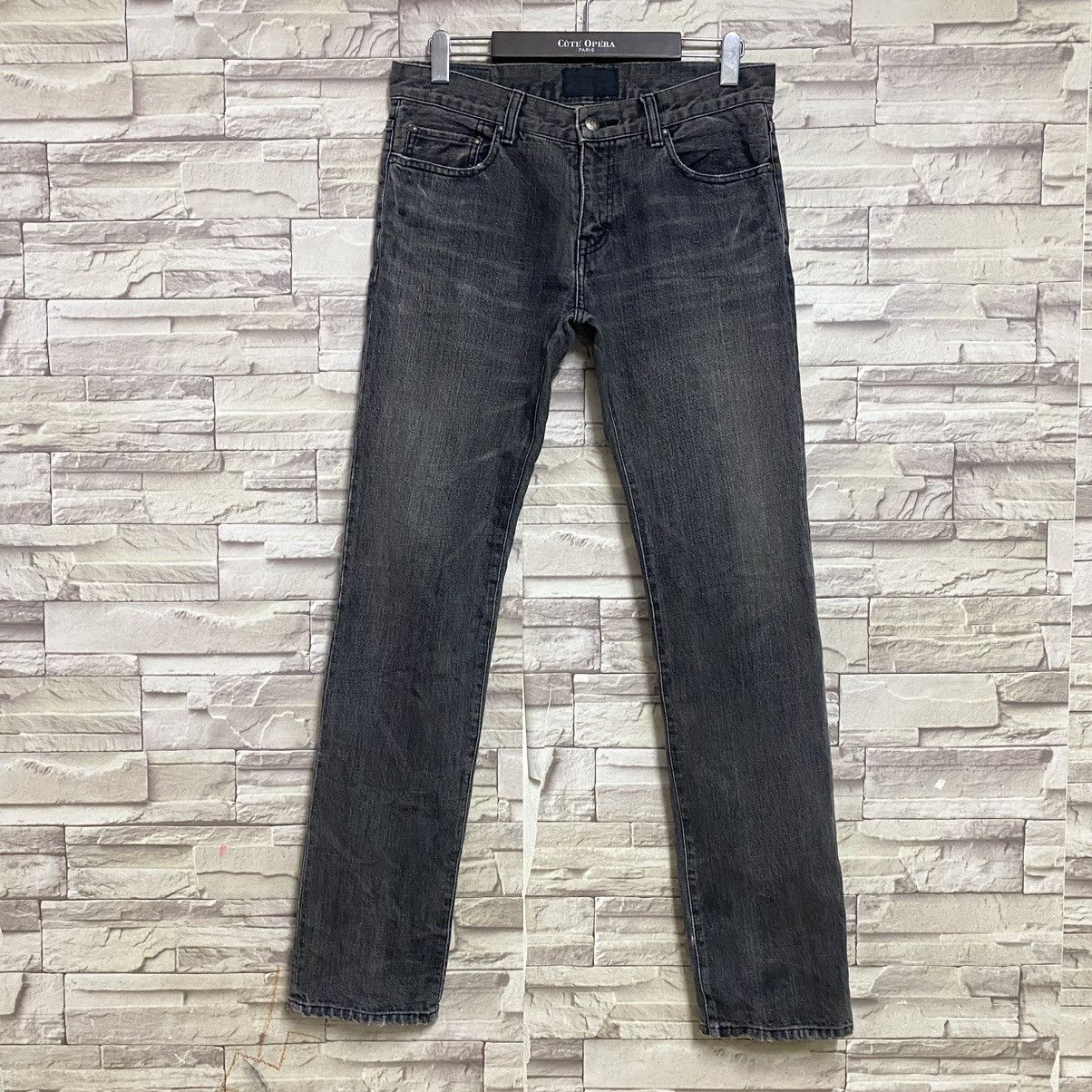 Japanese Brand RICO Black Denim Slim-Fit Jeans Hedi Slimane Size US 31 - 3 Thumbnail
