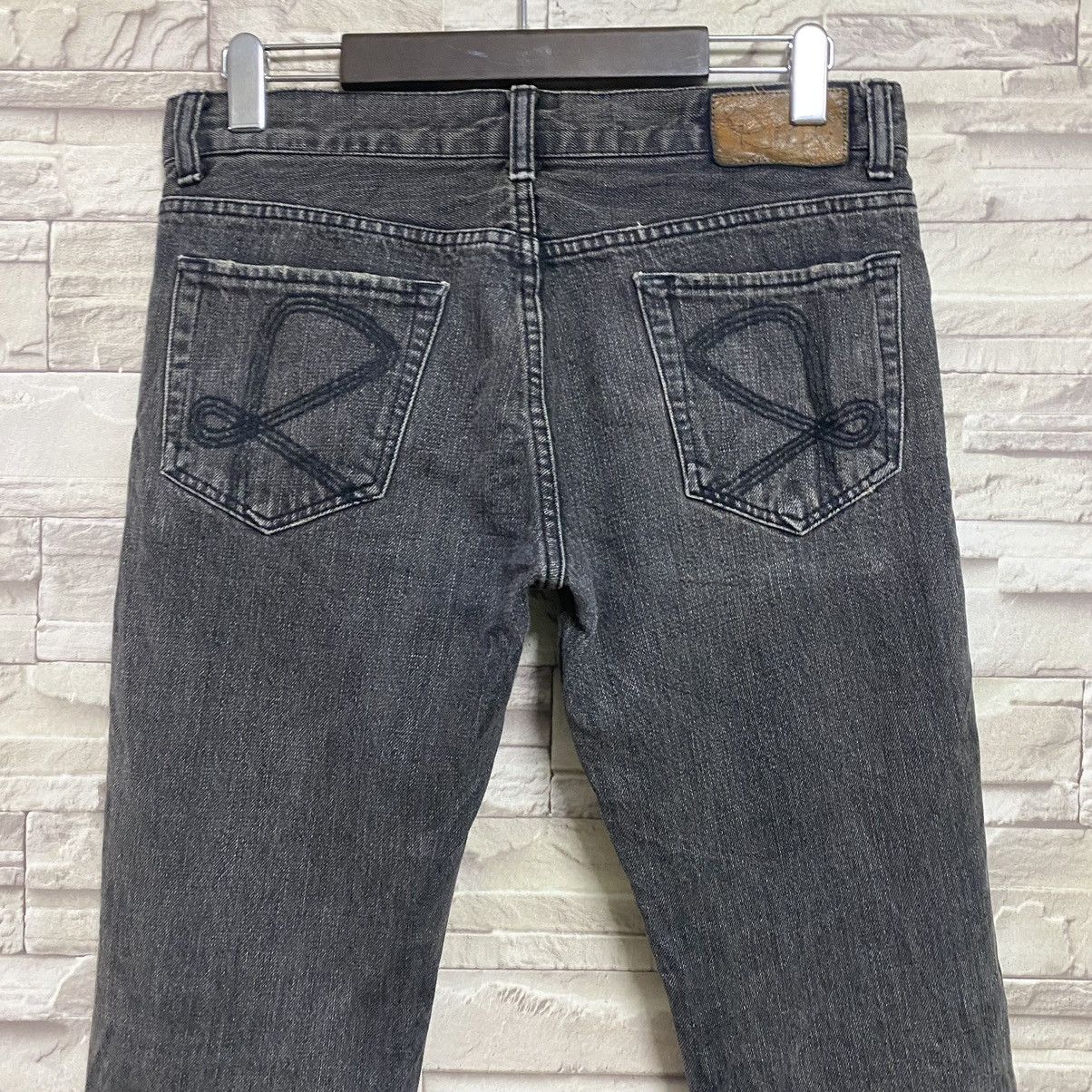 Japanese Brand RICO Black Denim Slim-Fit Jeans Hedi Slimane Size US 31 - 10 Thumbnail
