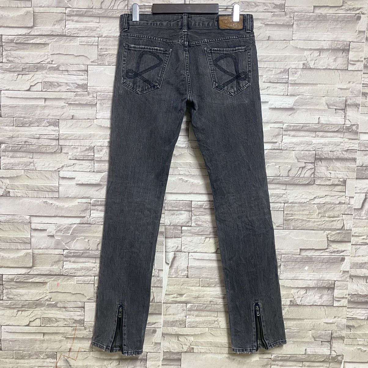 Japanese Brand RICO Black Denim Slim-Fit Jeans Hedi Slimane Size US 31 - 9 Thumbnail