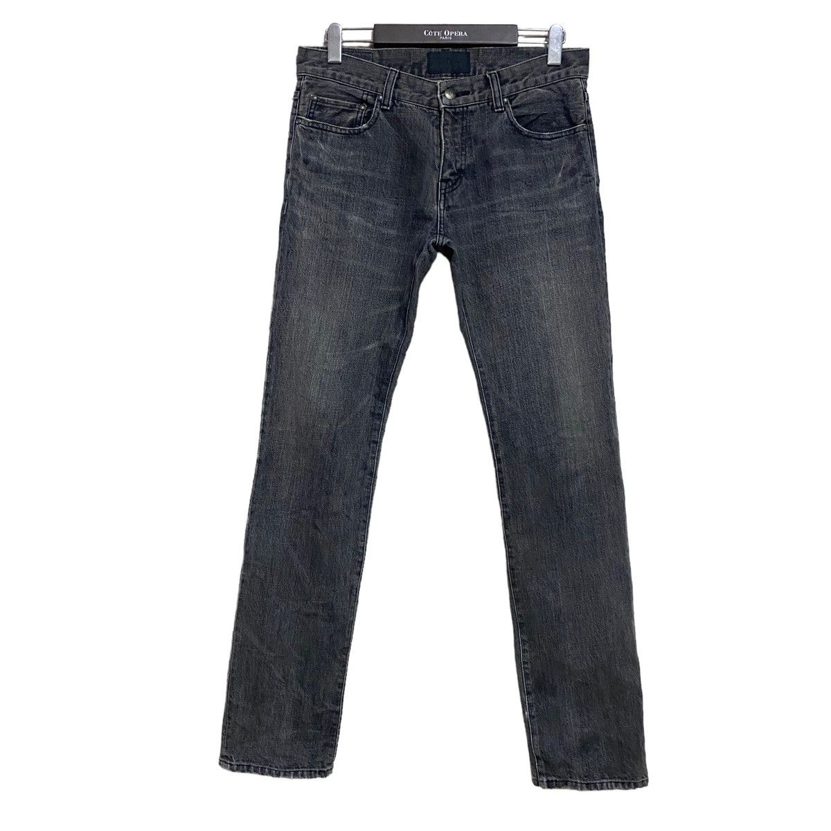 Japanese Brand RICO Black Denim Slim-Fit Jeans Hedi Slimane Size US 31 - 2 Thumbnail