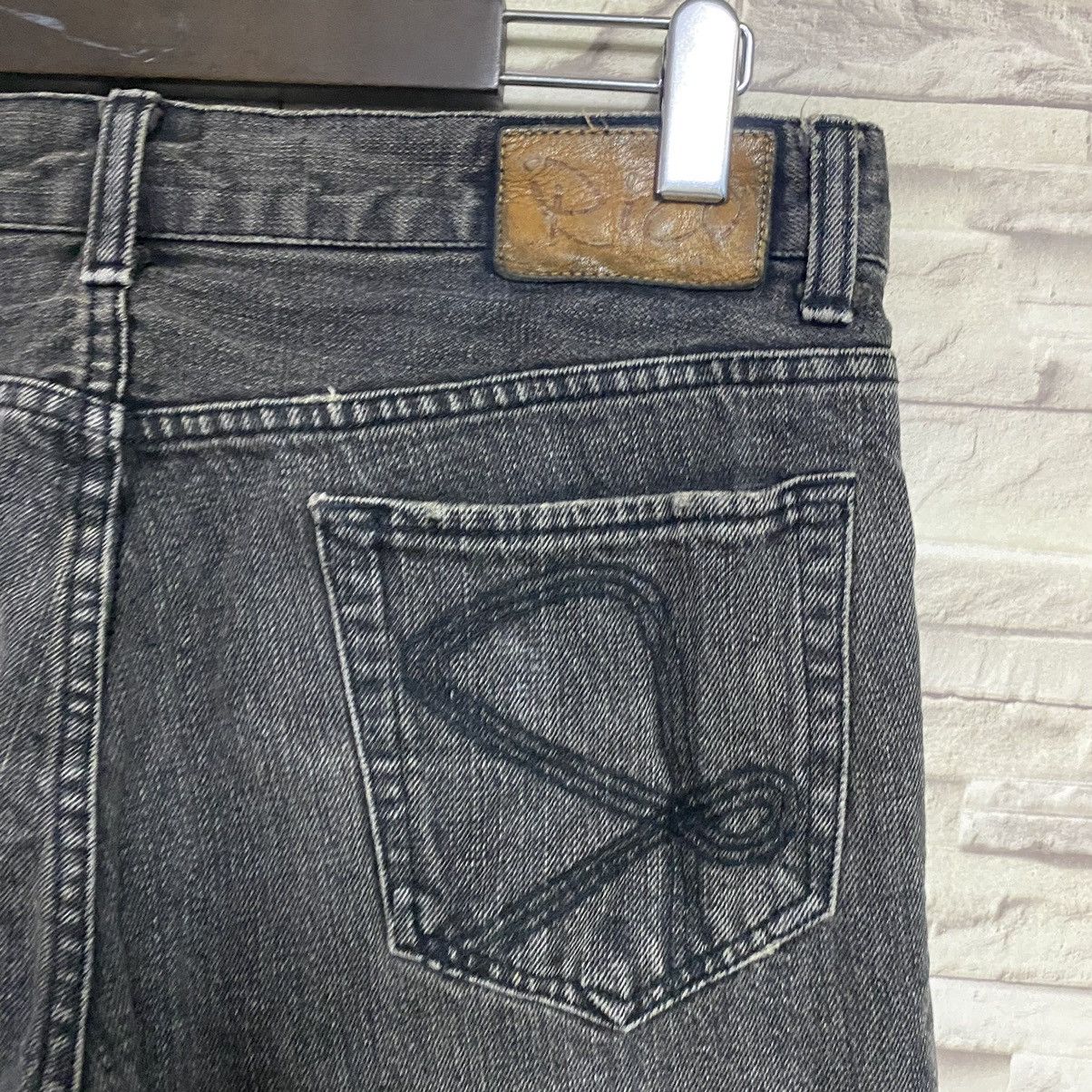 Japanese Brand RICO Black Denim Slim-Fit Jeans Hedi Slimane Size US 31 - 11 Thumbnail