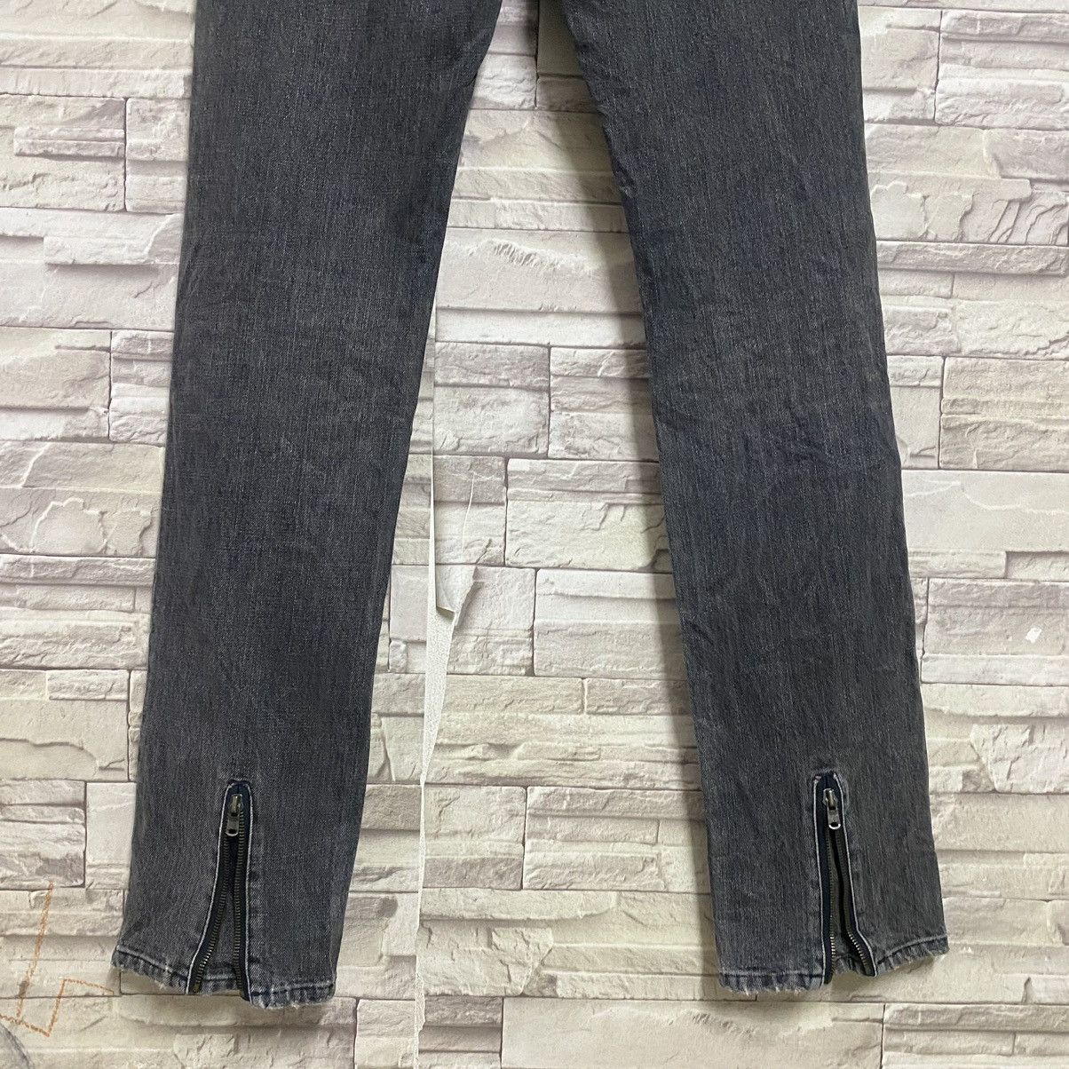 Japanese Brand RICO Black Denim Slim-Fit Jeans Hedi Slimane Size US 31 - 14 Thumbnail